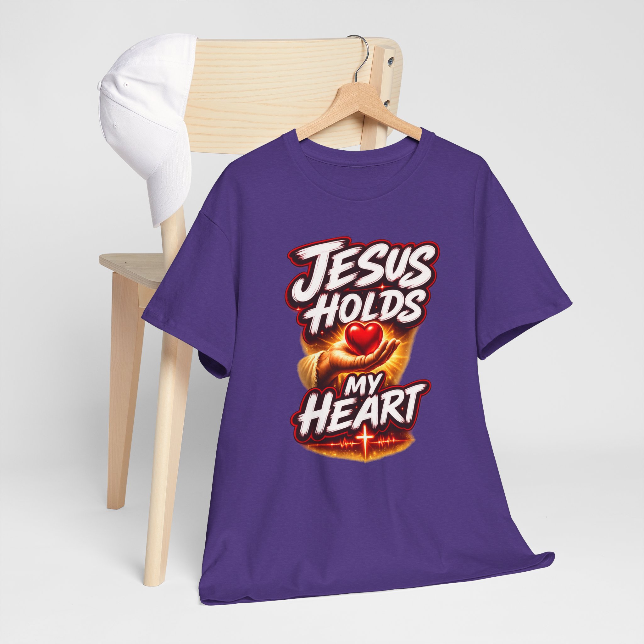 Jesus Holds My Heart Tee — Crimson Mercy Edition - Image 57