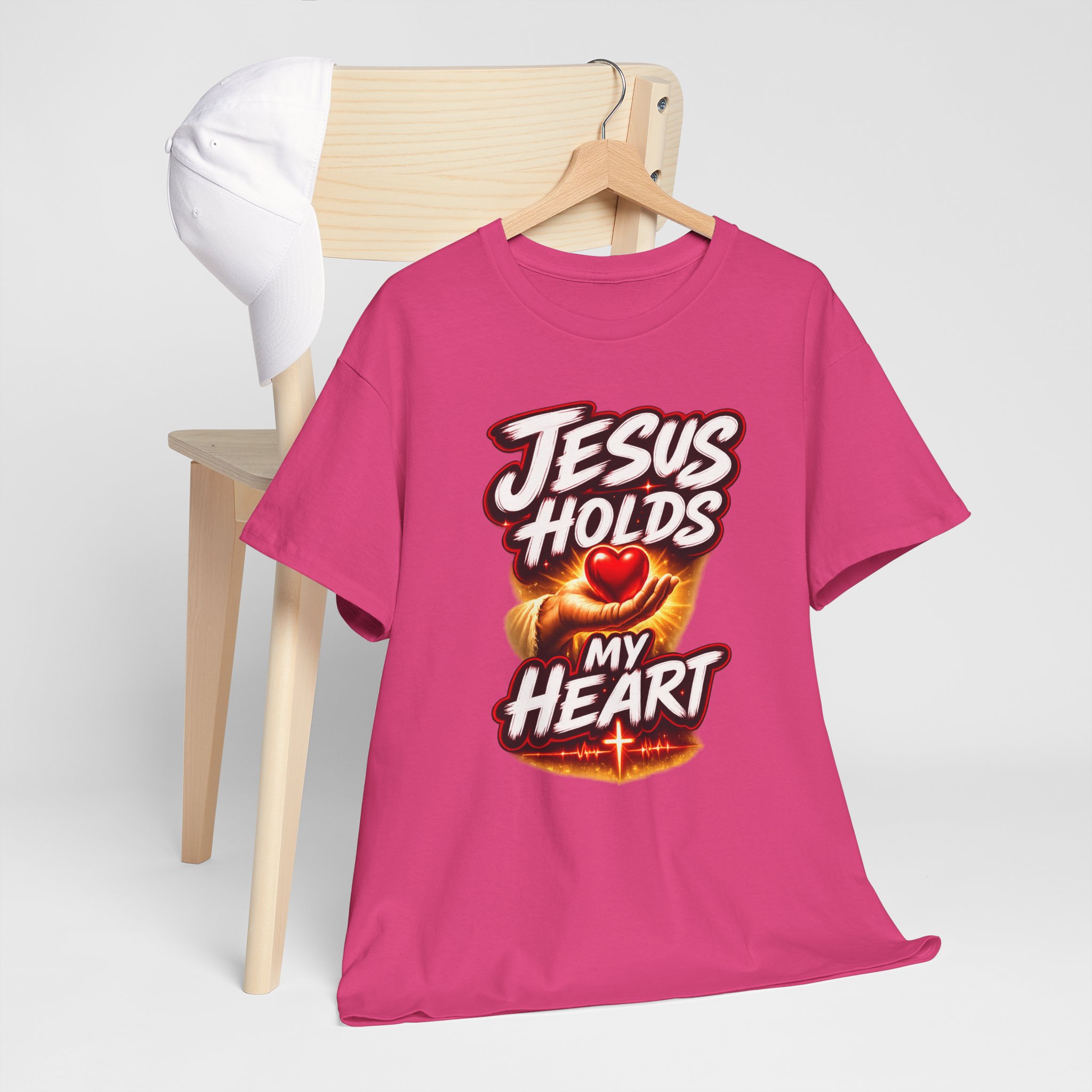 Jesus Holds My Heart Tee — Crimson Mercy Edition - Image 75