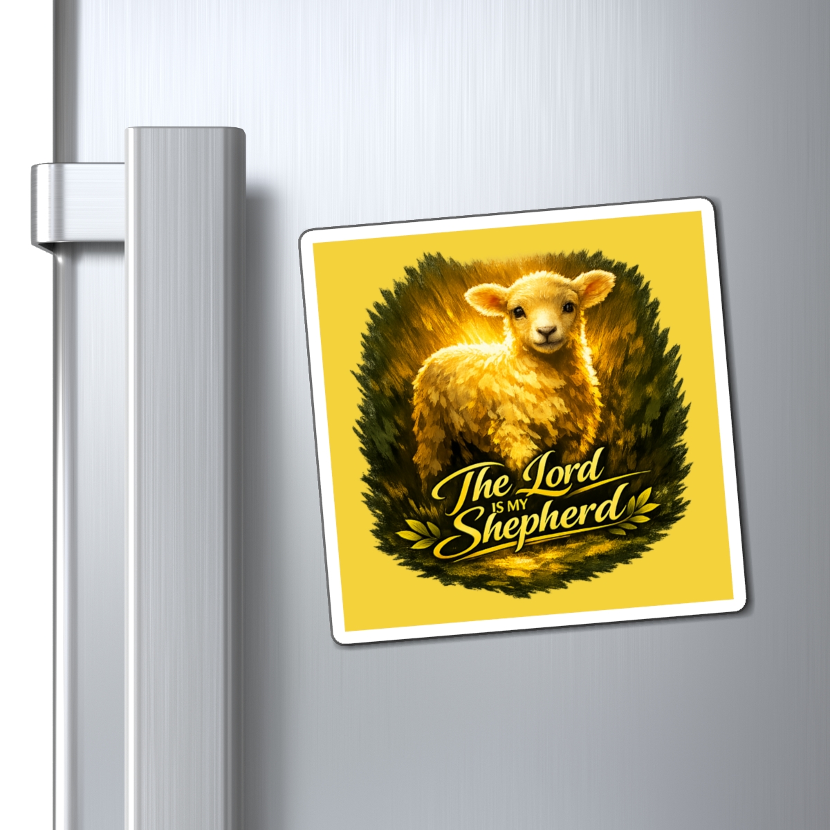 The Lord Is My Shepherd Magnet — Golden Pasture Peace - Image 4
