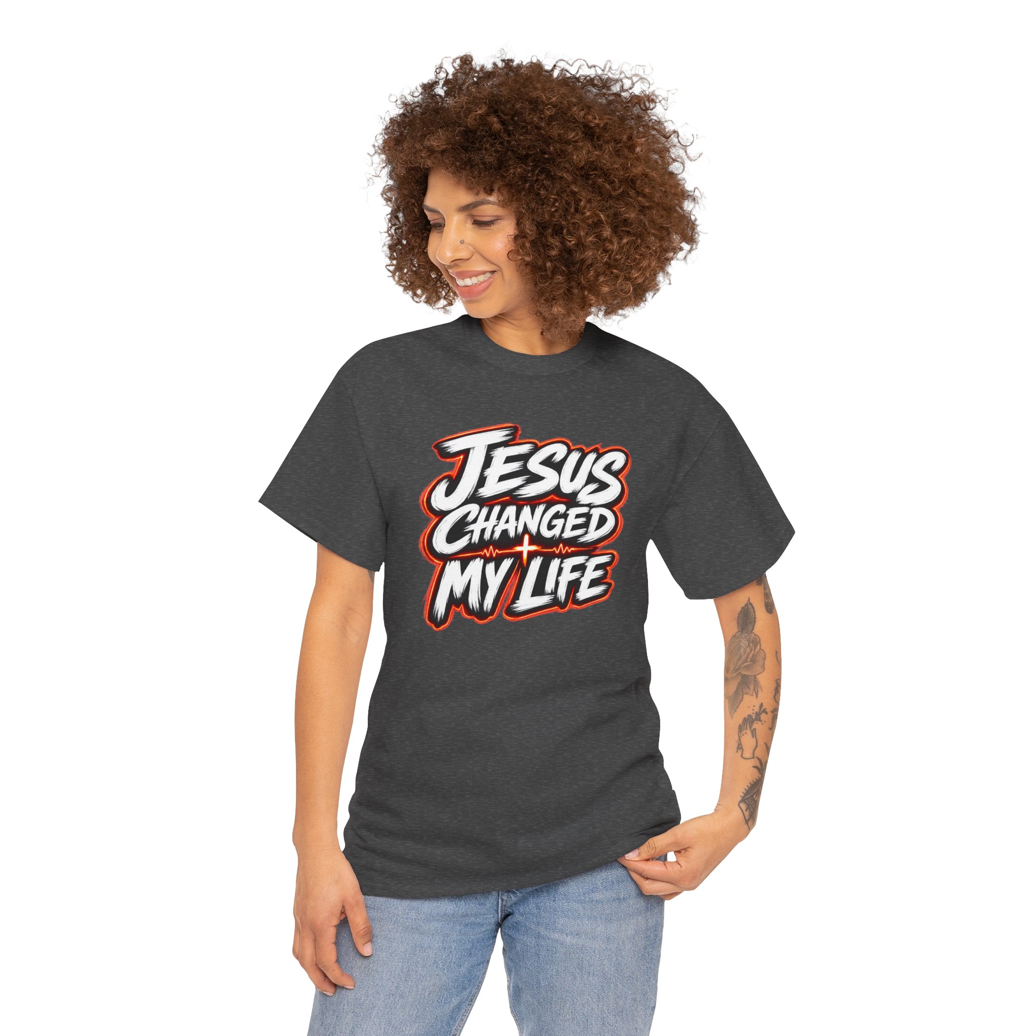Jesus Changed My Life Tee — Transformation in Every Breath - Image 46