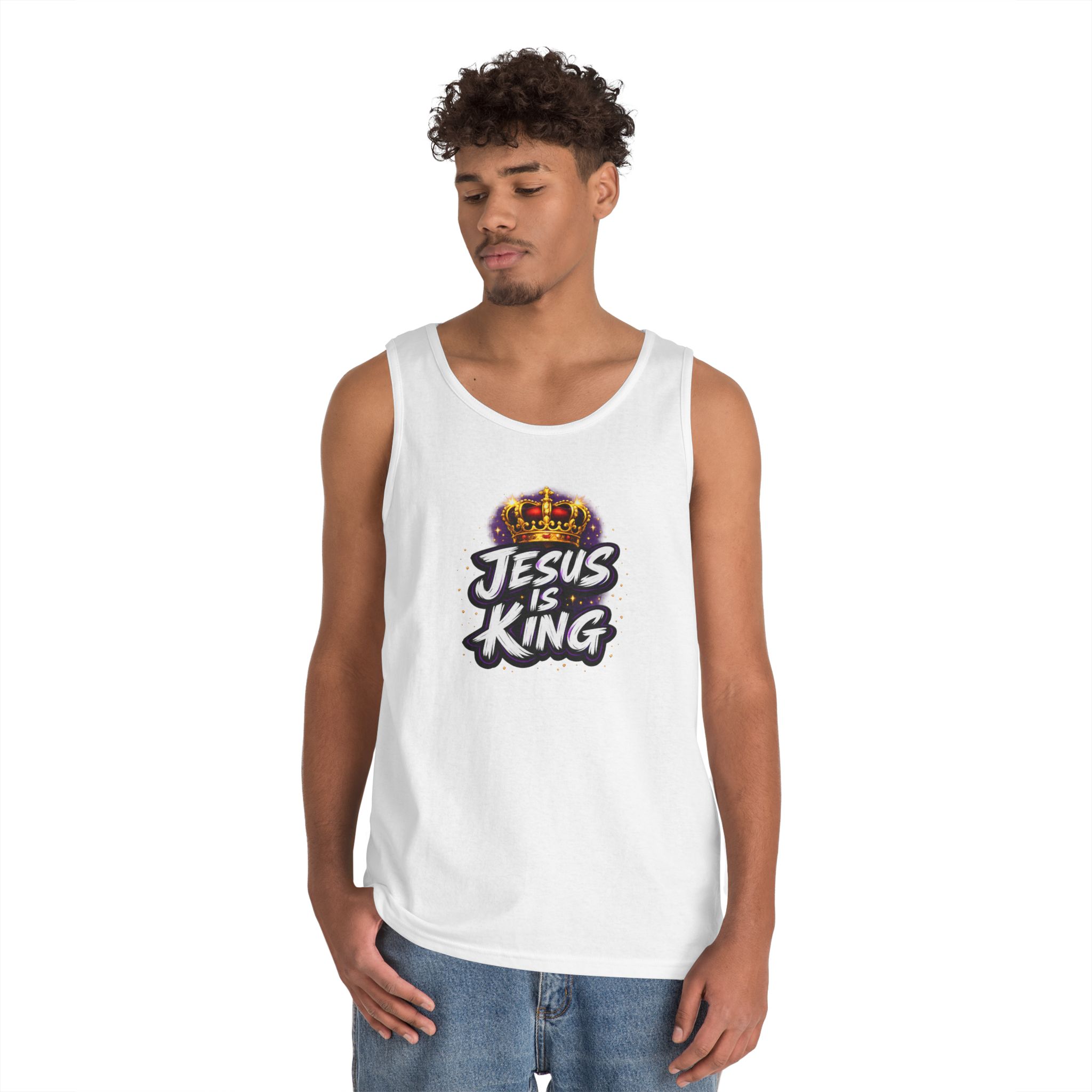 Jesus Is King Tank — Royal Radiance Edition - Image 8