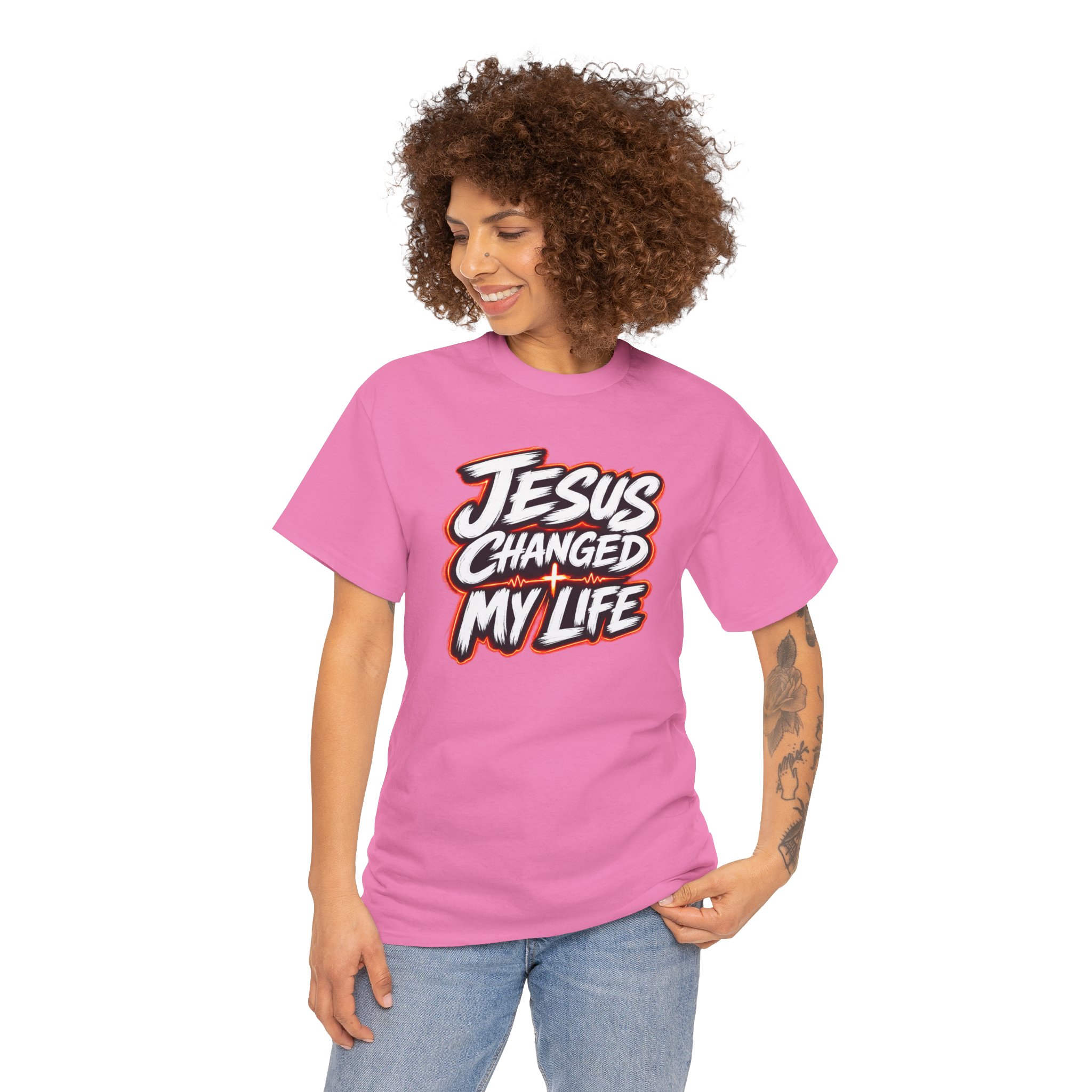Jesus Changed My Life Tee — Transformation in Every Breath - Image 52