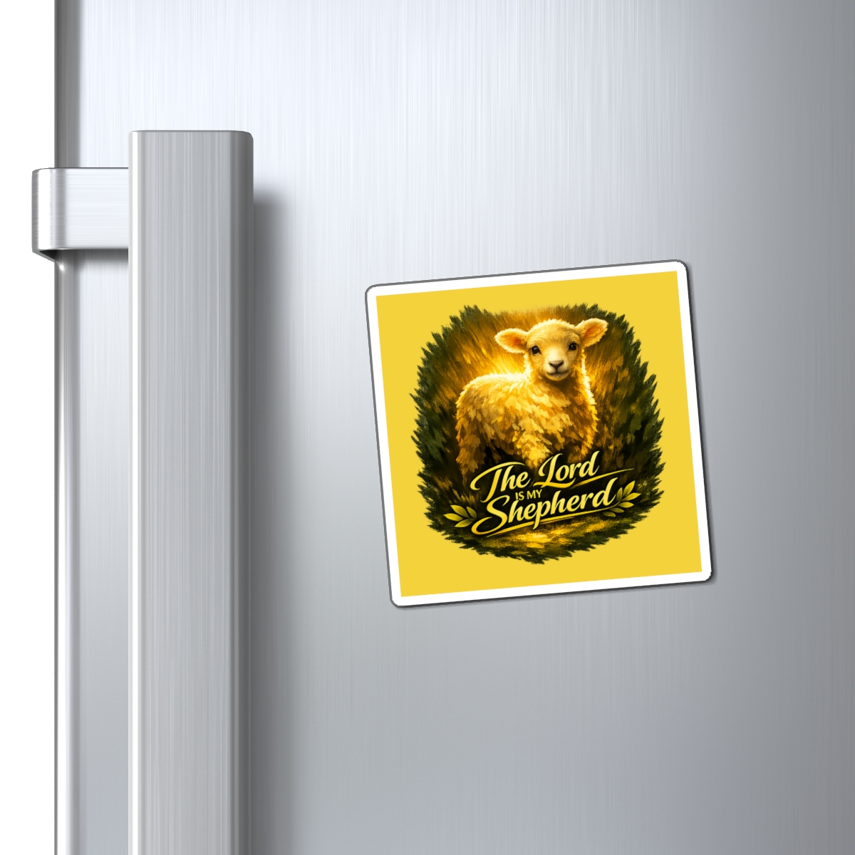 The Lord Is My Shepherd Magnet — Golden Pasture Peace - Image 2