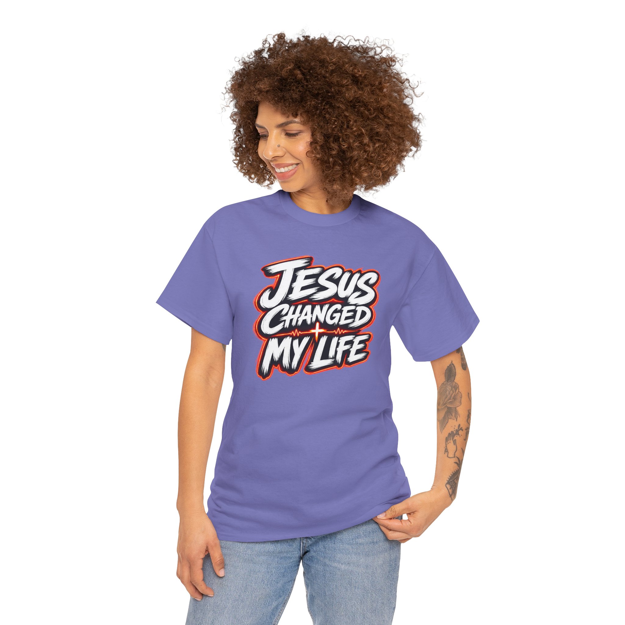 Jesus Changed My Life Tee — Transformation in Every Breath - Image 70