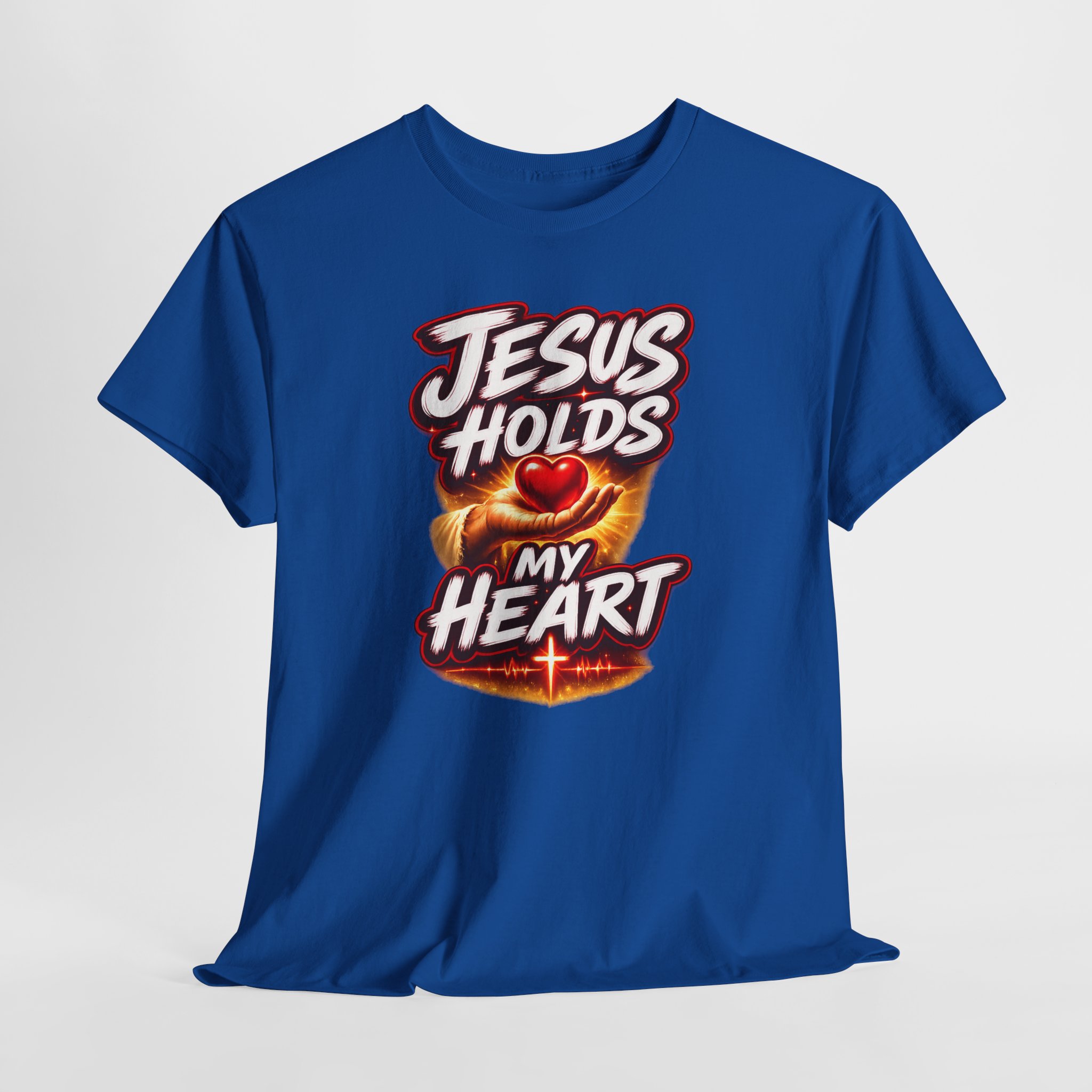 Jesus Holds My Heart Tee — Crimson Mercy Edition - Image 19