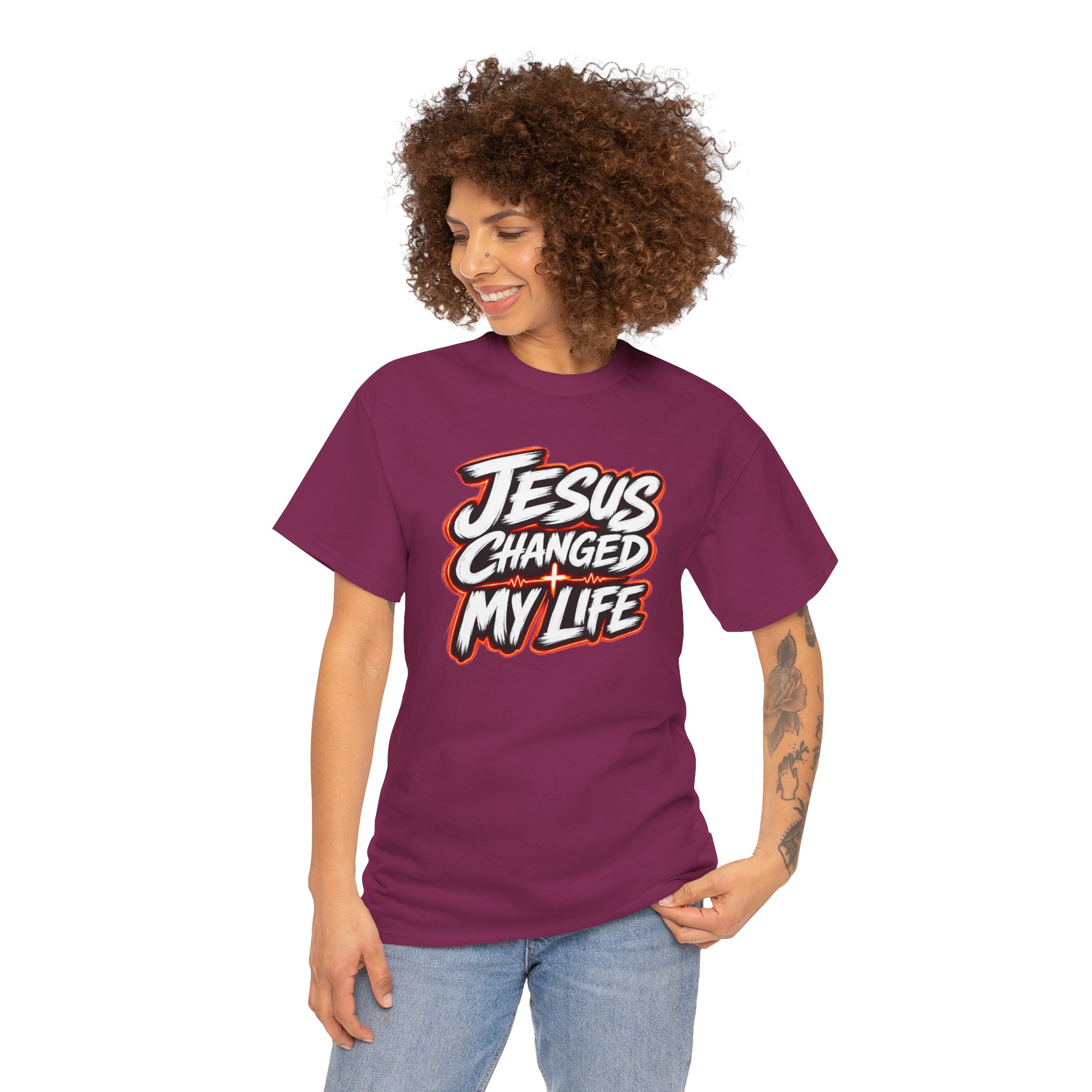 Jesus Changed My Life Tee — Transformation in Every Breath - Image 58