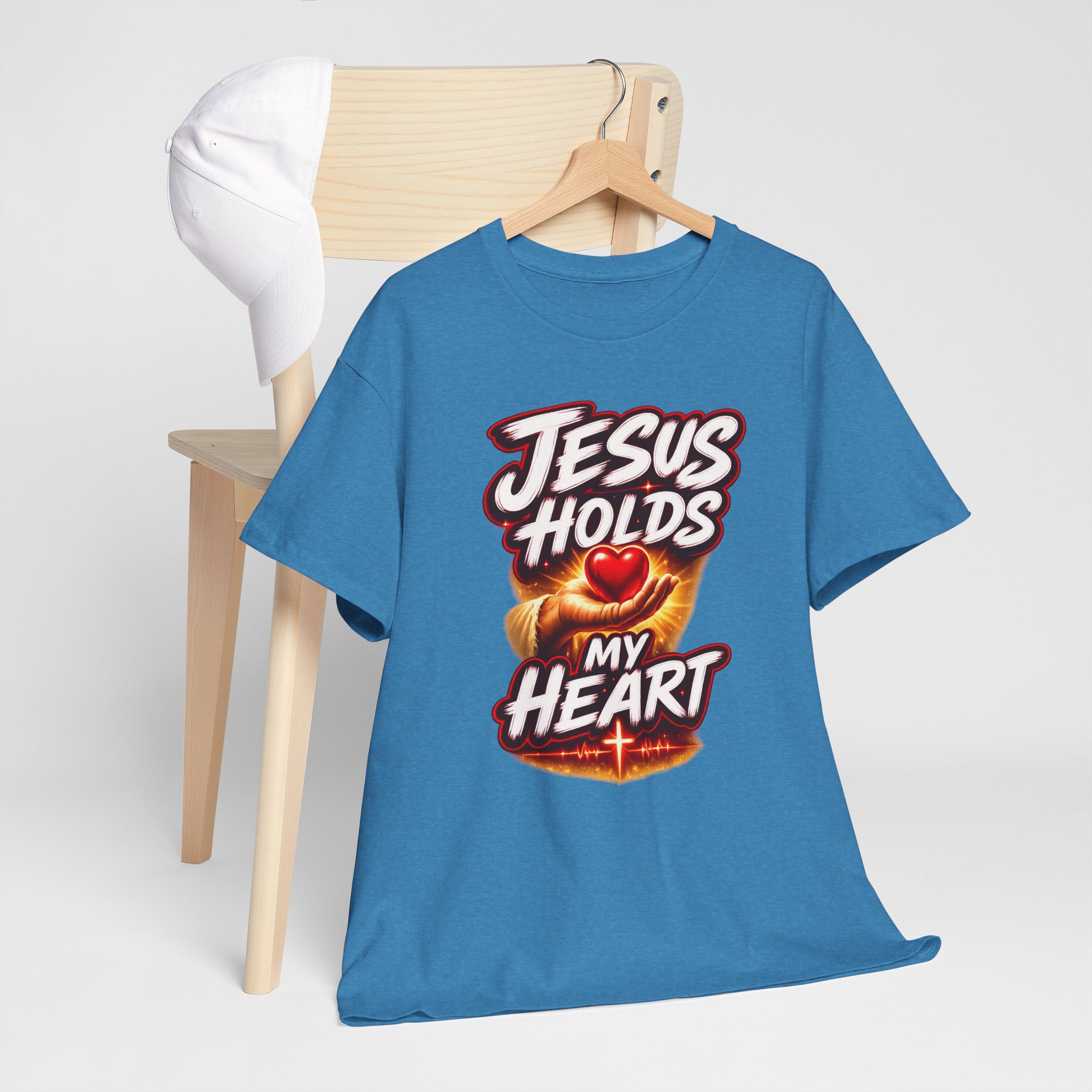 Jesus Holds My Heart Tee — Crimson Mercy Edition - Image 39