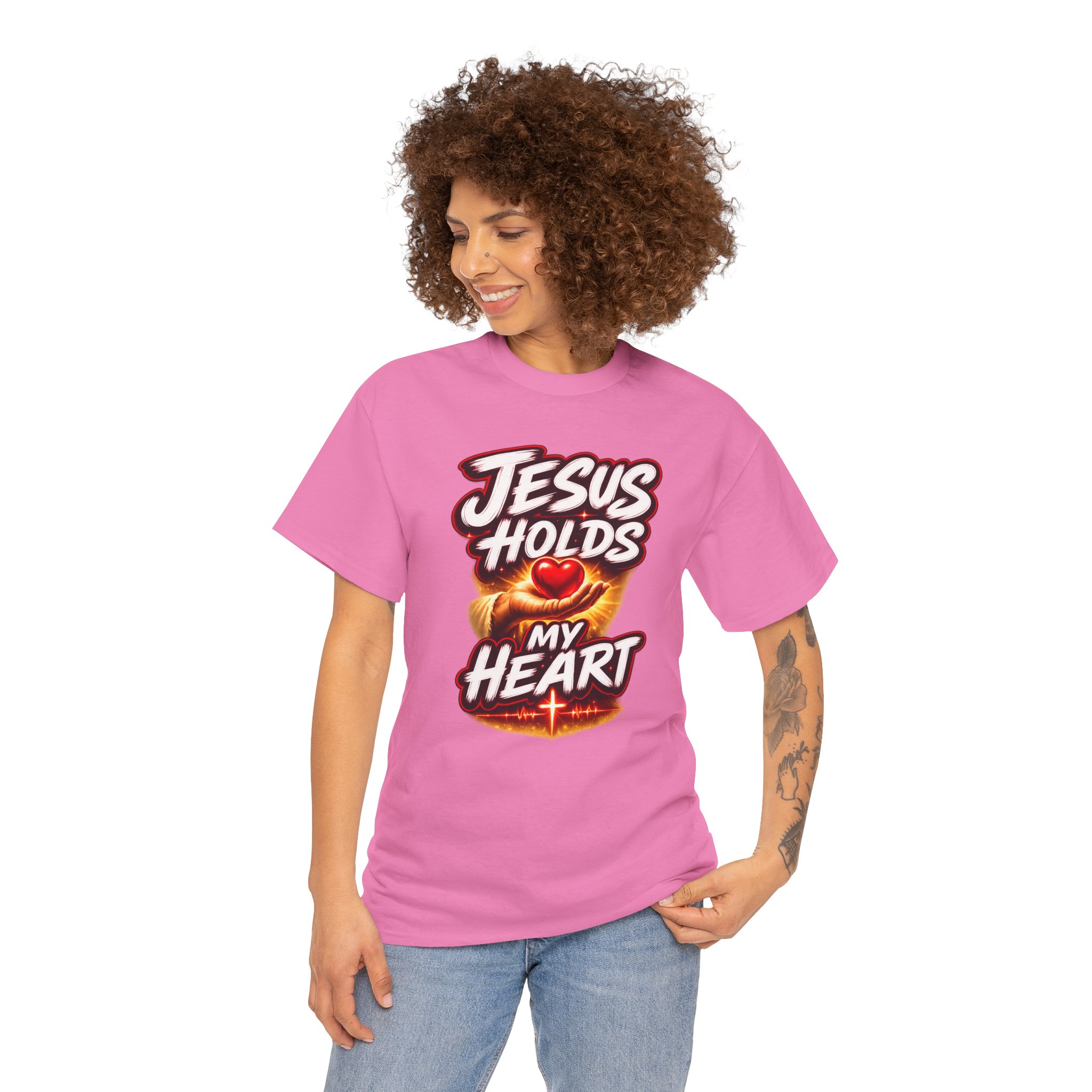 Jesus Holds My Heart Tee — Crimson Mercy Edition - Image 46