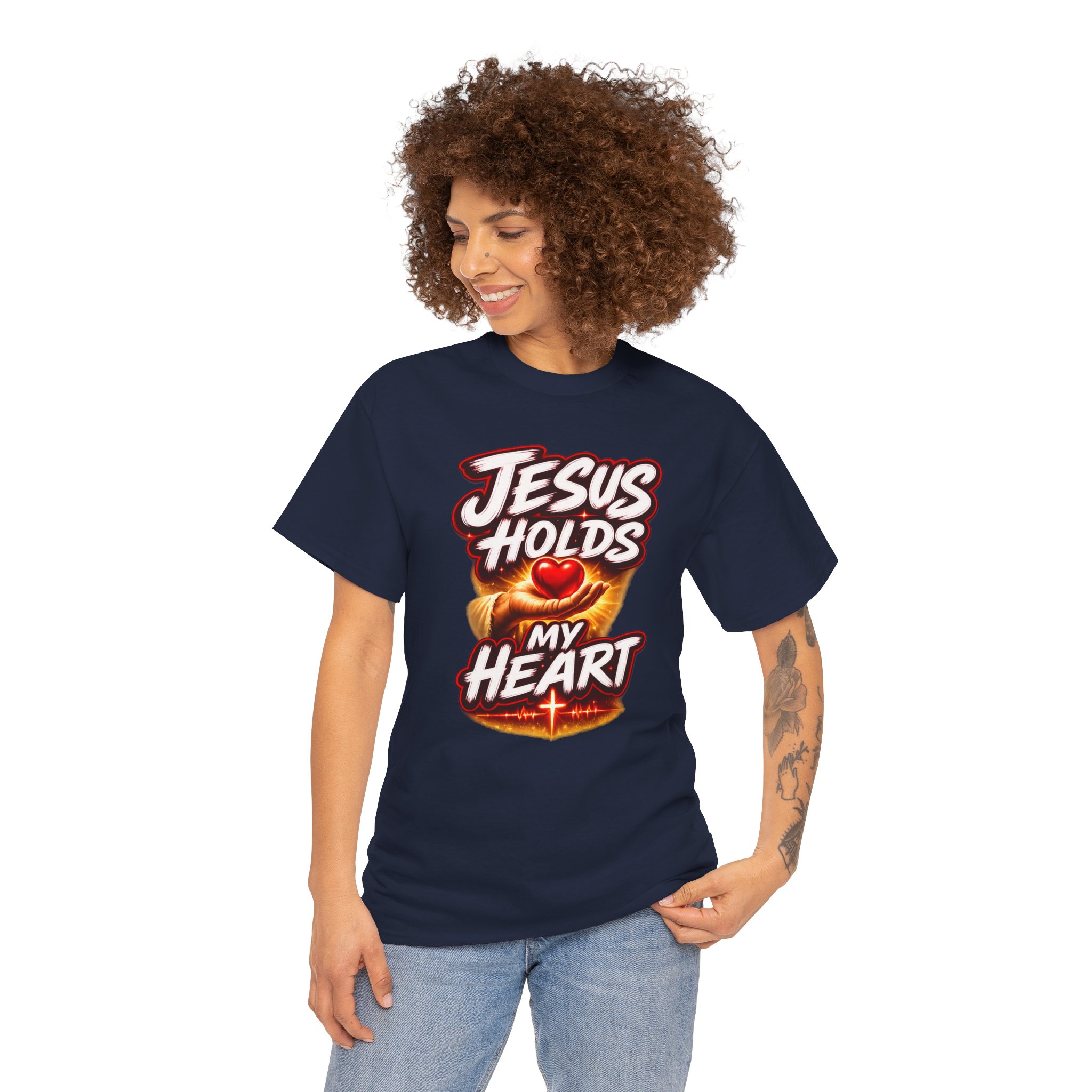 Jesus Holds My Heart Tee — Crimson Mercy Edition - Image 28