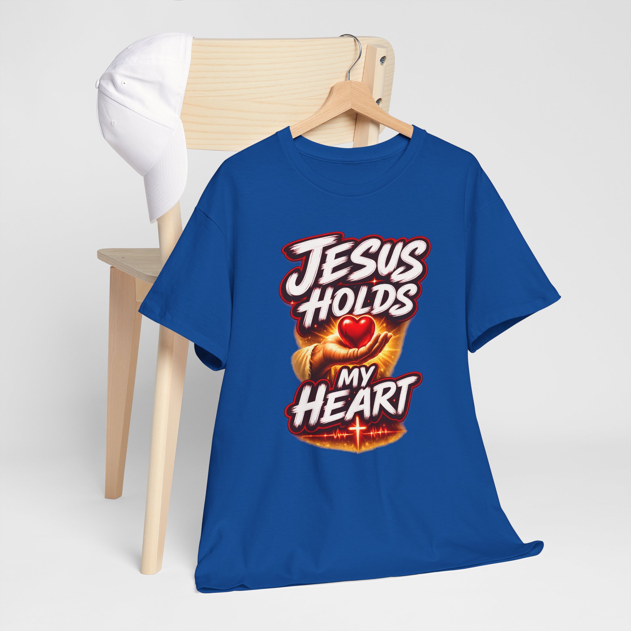 Jesus Holds My Heart Tee — Crimson Mercy Edition - Image 21
