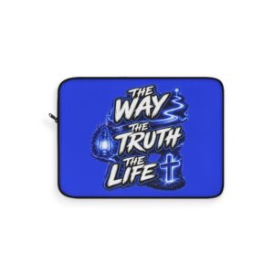 The Way • The Truth • The Life – Faith‑Lit Laptop Sleeve