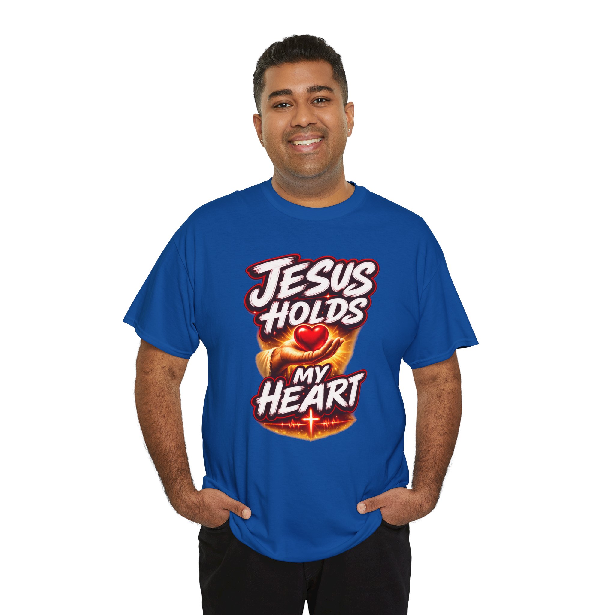 Jesus Holds My Heart Tee — Crimson Mercy Edition - Image 23