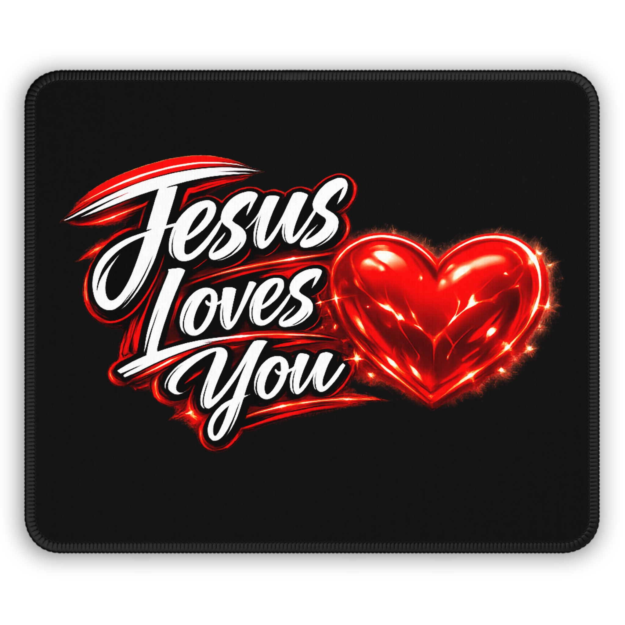 Jesus Loves You — Radiant Mercy Mouse Pad
