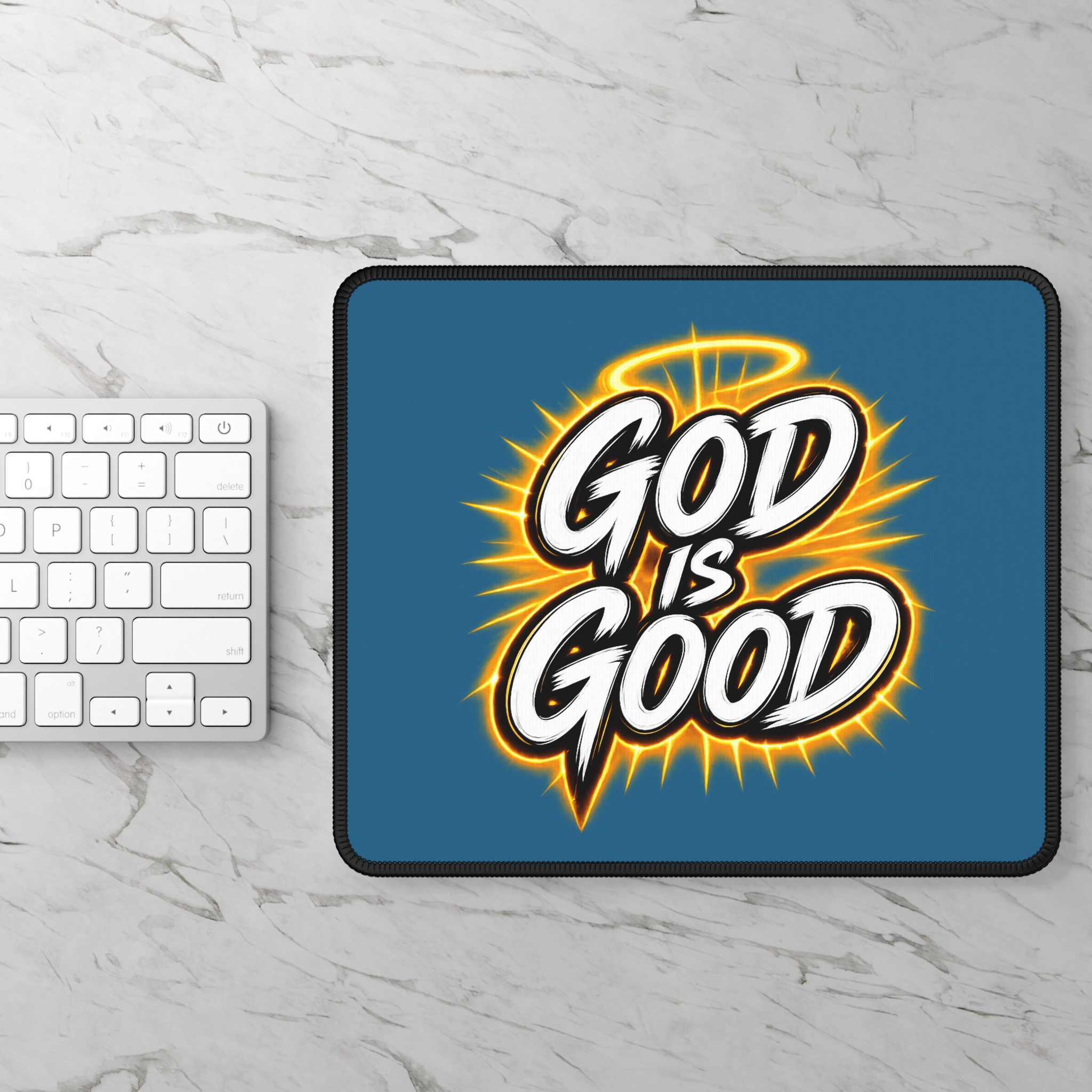 God Is Good — Radiant Praise Mouse Pad - Image 2