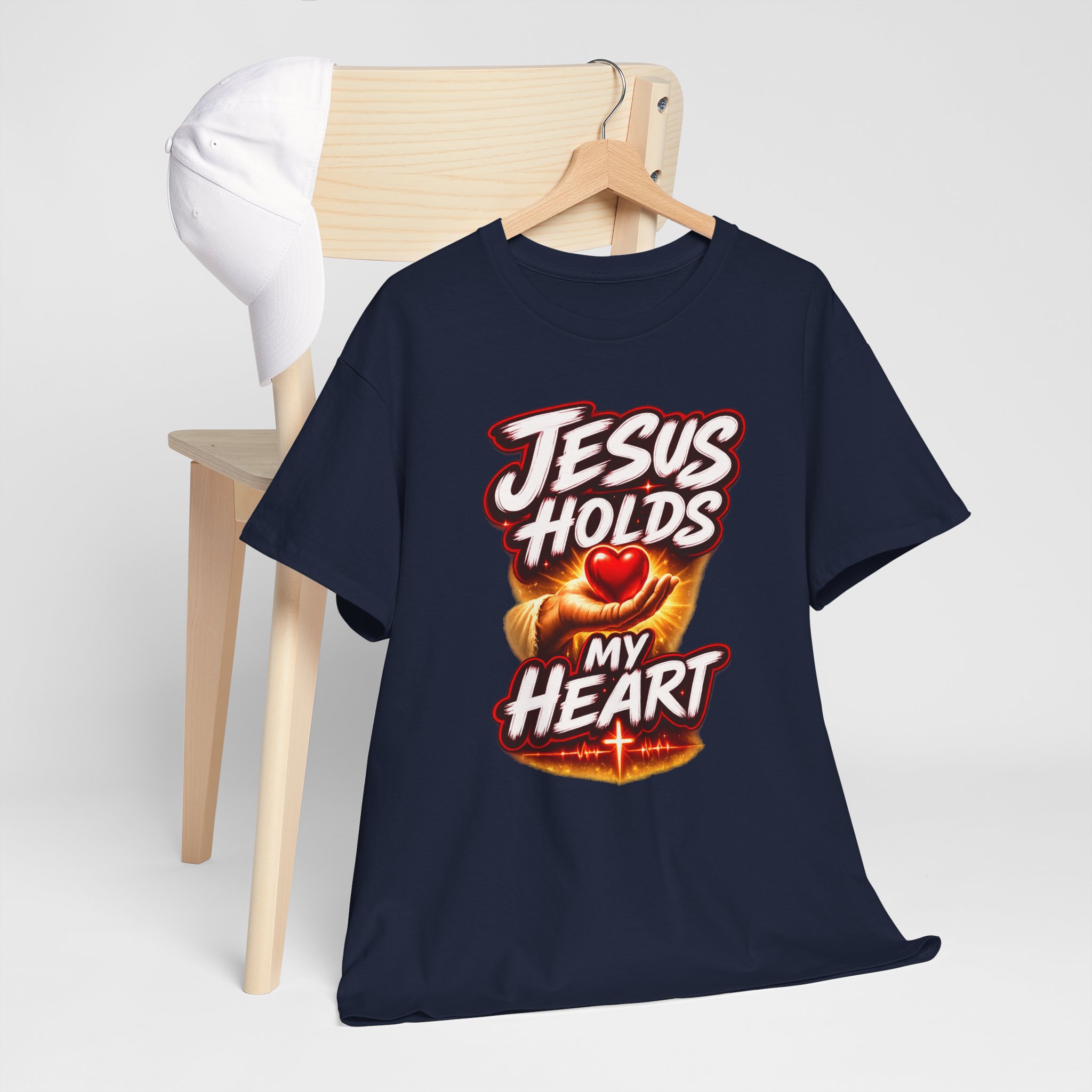 Jesus Holds My Heart Tee — Crimson Mercy Edition - Image 27