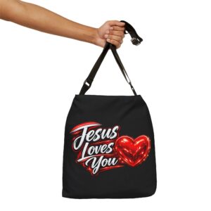 Jesus Loves You Tote – Carried in Compassion