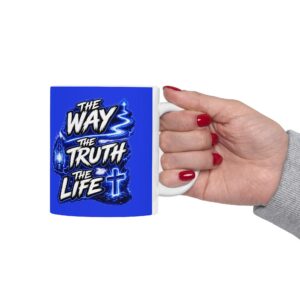 The Way • The Truth • The Life Coffee Mug — Faith‑Lit Morning Edition