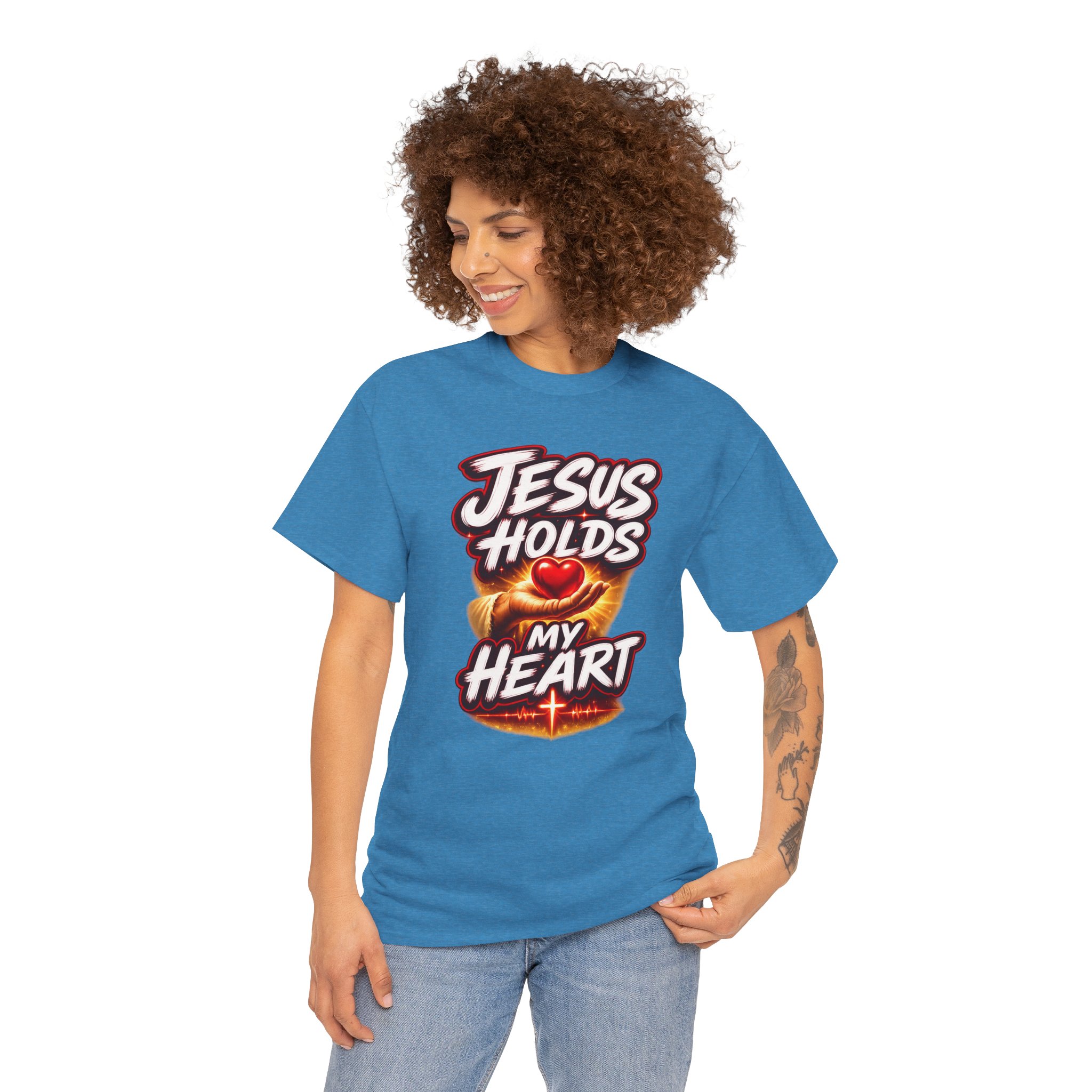 Jesus Holds My Heart Tee — Crimson Mercy Edition - Image 40