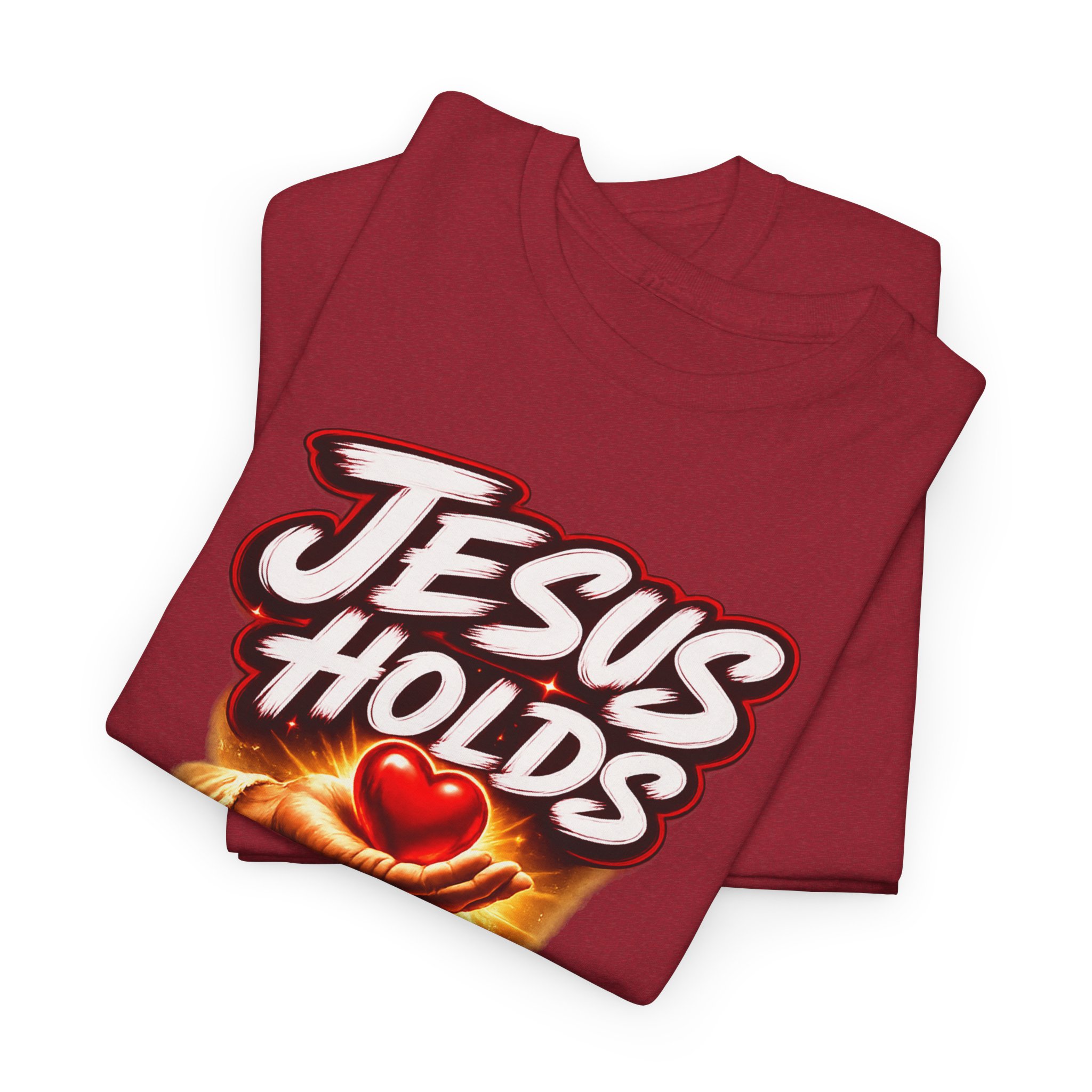 Jesus Holds My Heart Tee — Crimson Mercy Edition - Image 68