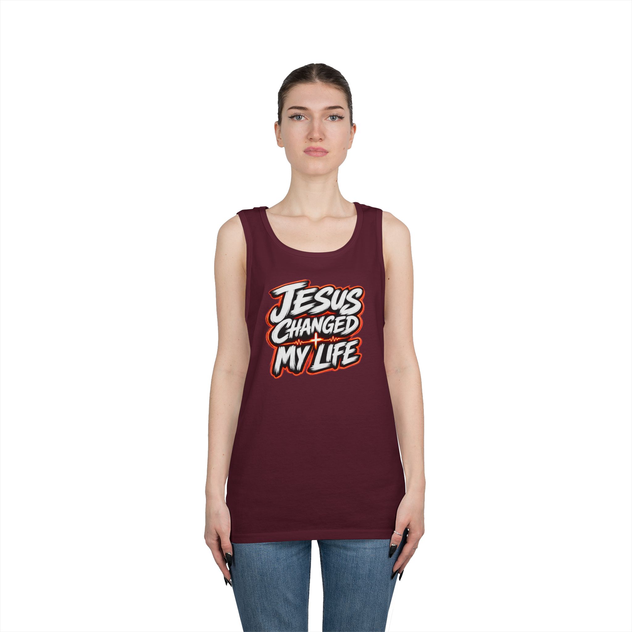 Jesus Changed My Life Tank — Transformation in Every Breath - Image 15