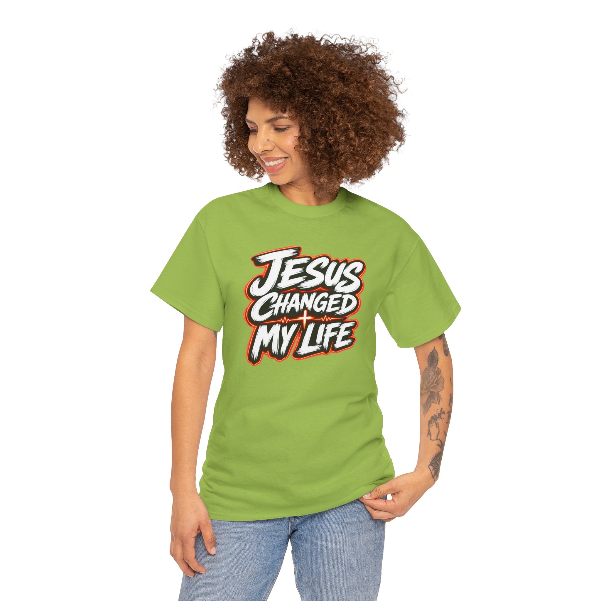 Jesus Changed My Life Tee — Transformation in Every Breath - Image 4