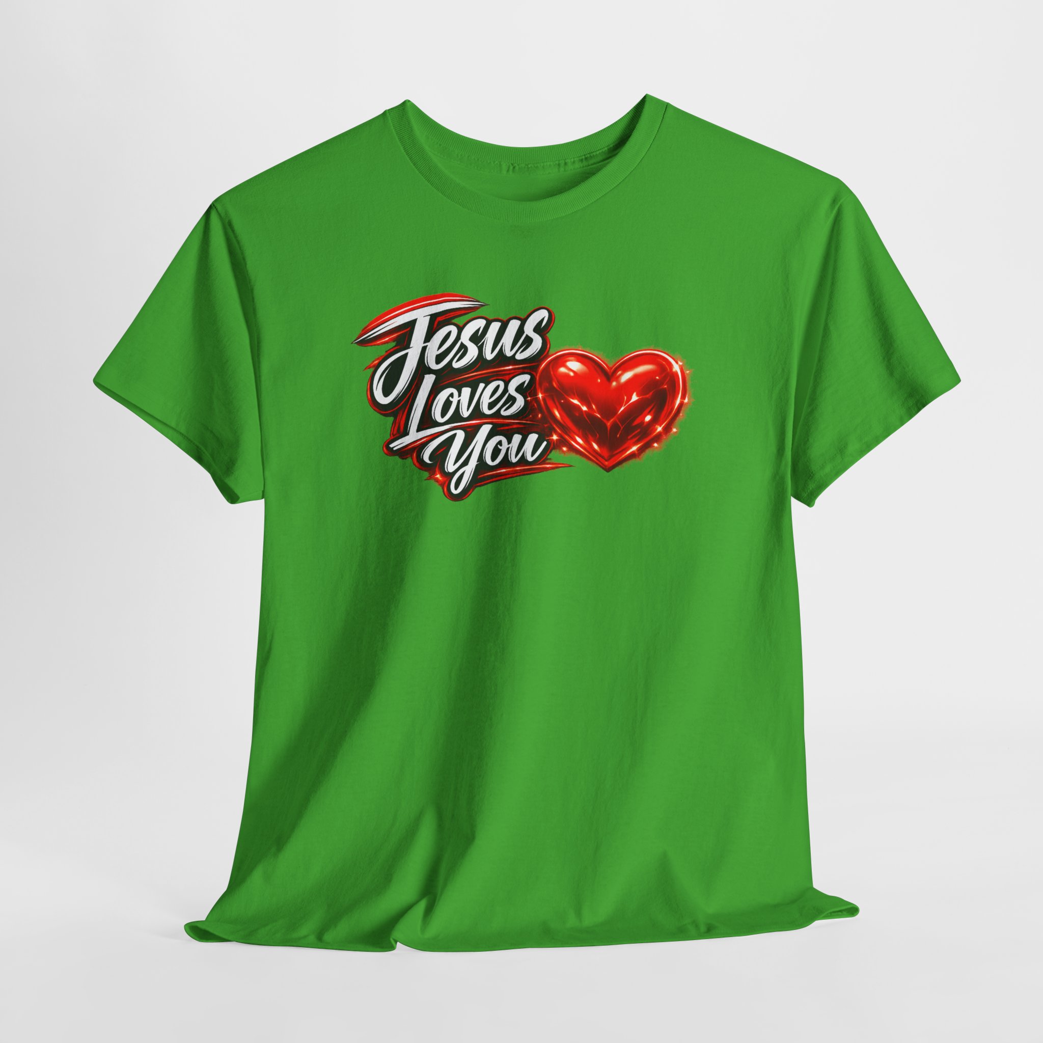 Jesus Loves You — Heart Design Tee - Image 31
