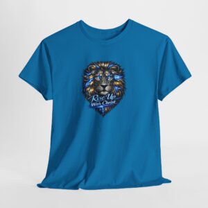 Rise Up With Christ – Metallic Lion Tee