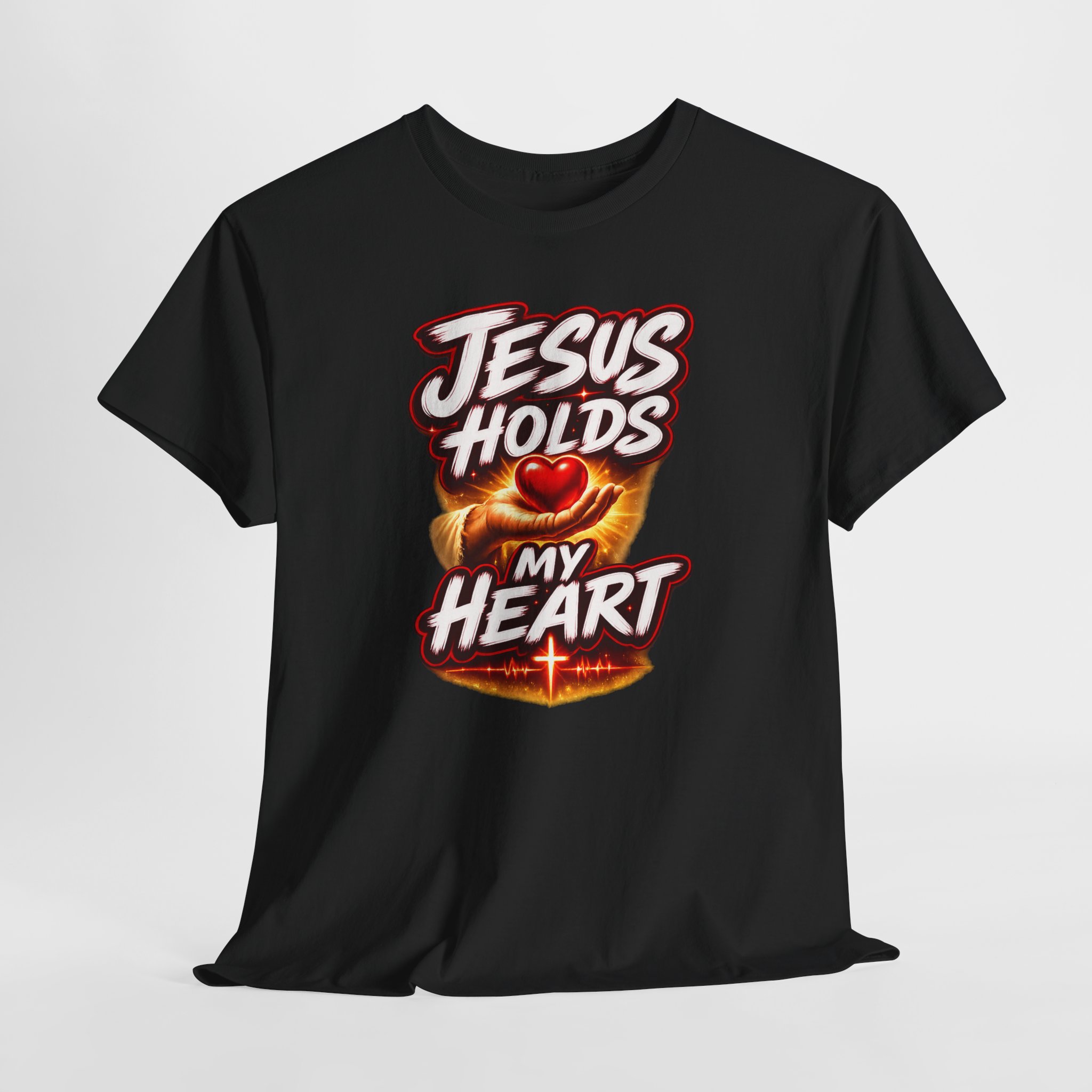 Jesus Holds My Heart Tee — Crimson Mercy Edition - Image 13