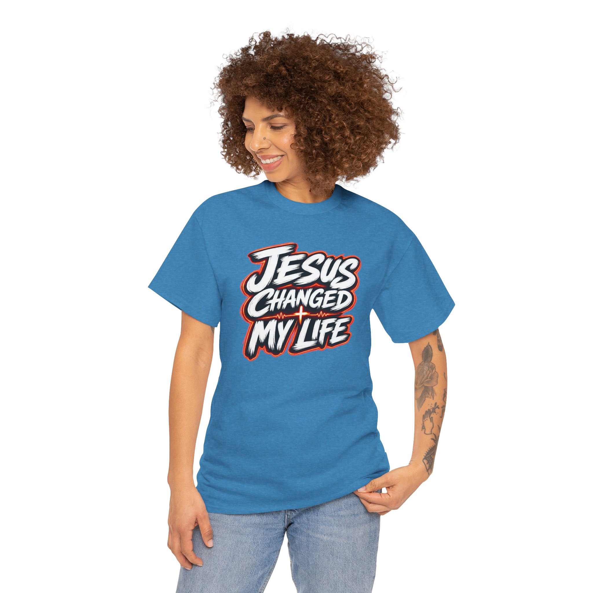 Jesus Changed My Life Tee — Transformation in Every Breath - Image 40
