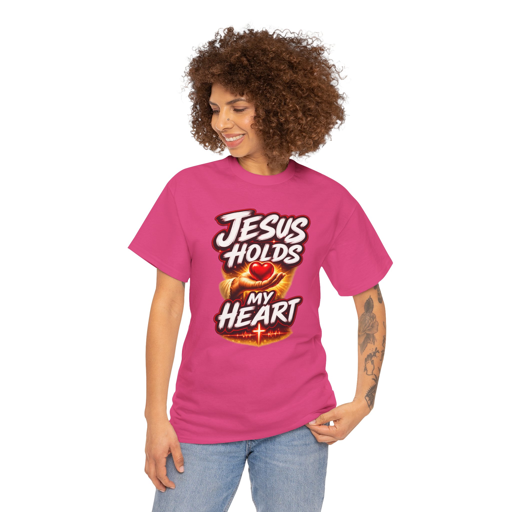 Jesus Holds My Heart Tee — Crimson Mercy Edition - Image 76