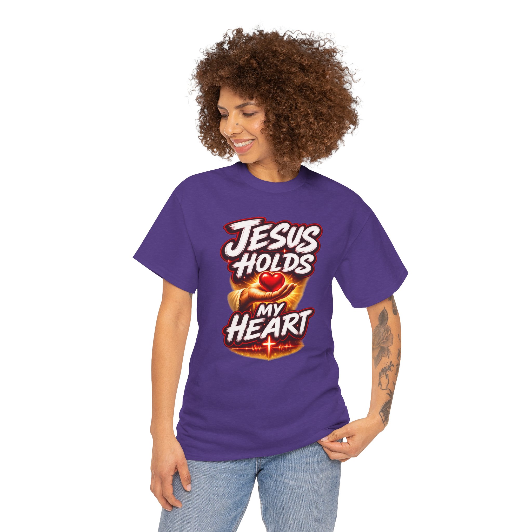 Jesus Holds My Heart Tee — Crimson Mercy Edition - Image 58