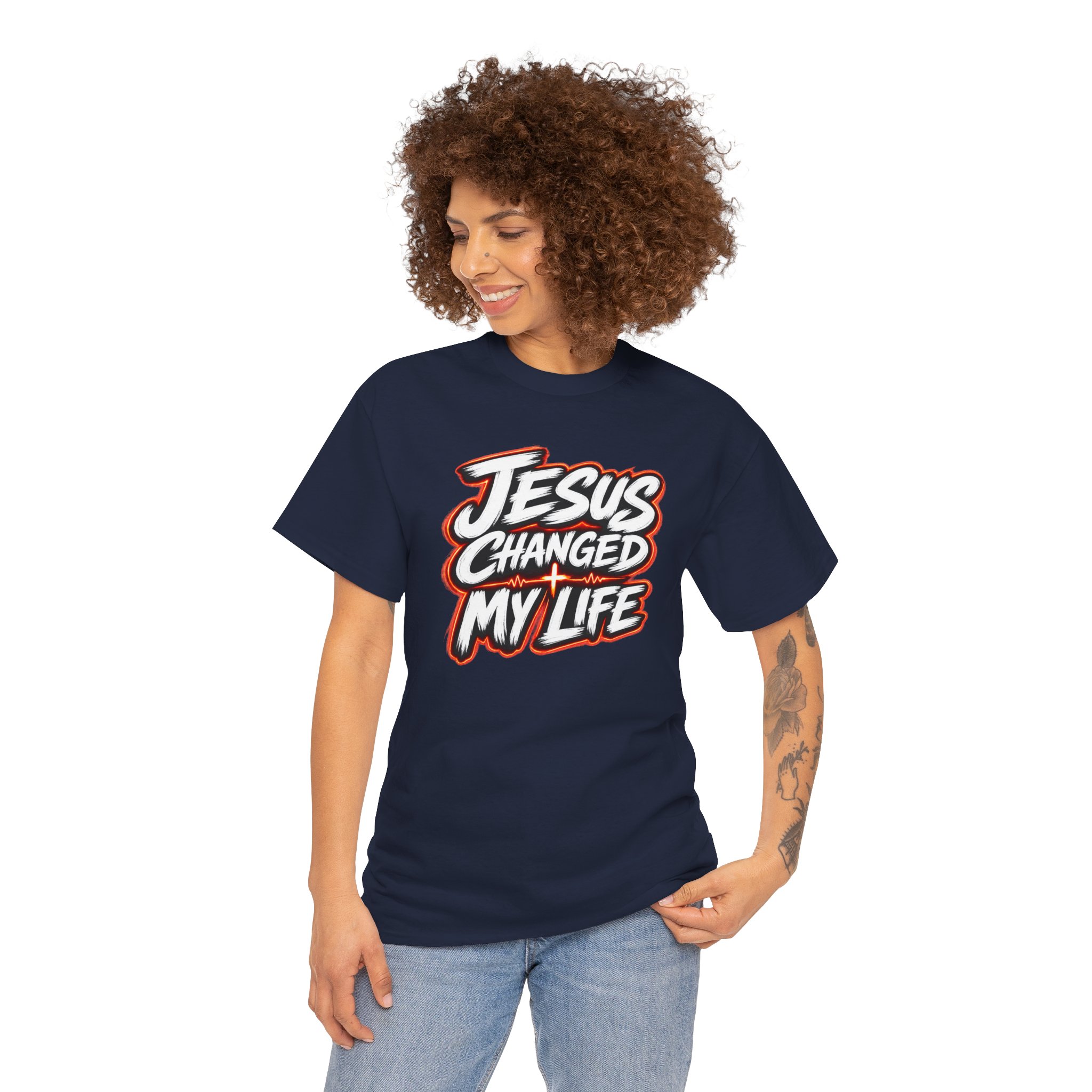 Jesus Changed My Life Tee — Transformation in Every Breath - Image 22