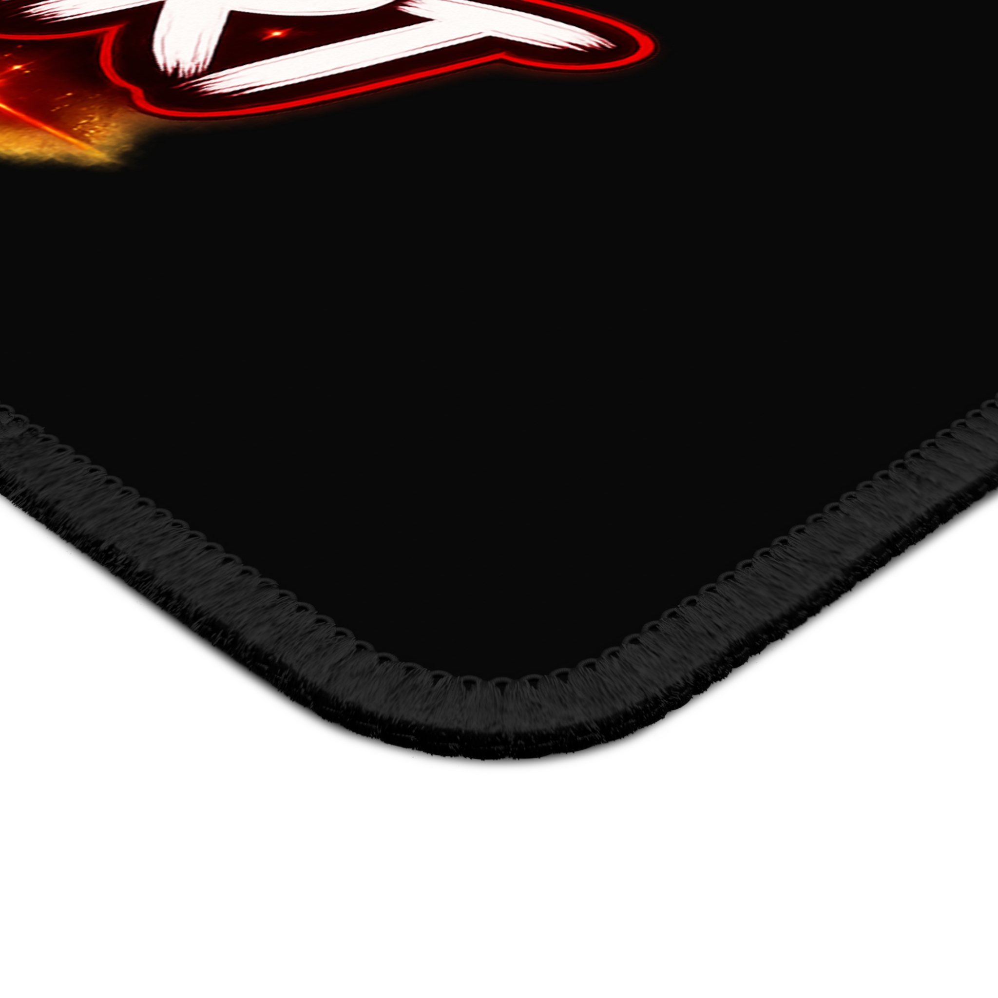 Jesus Holds My Heart — Crimson Mercy Mouse Pad - Image 4