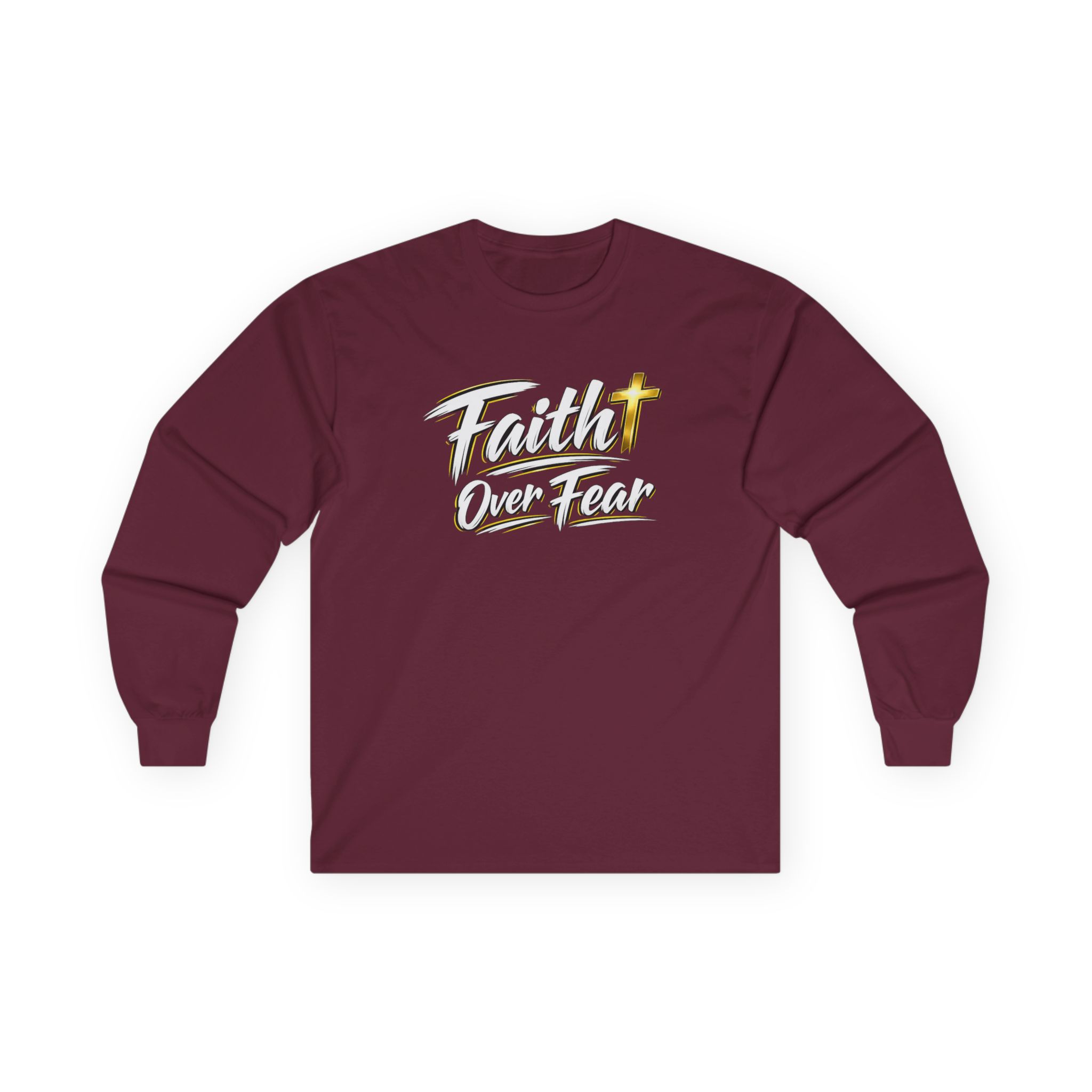 Faith Over Fear Long Sleeve — Courage in Every Breath - Image 13