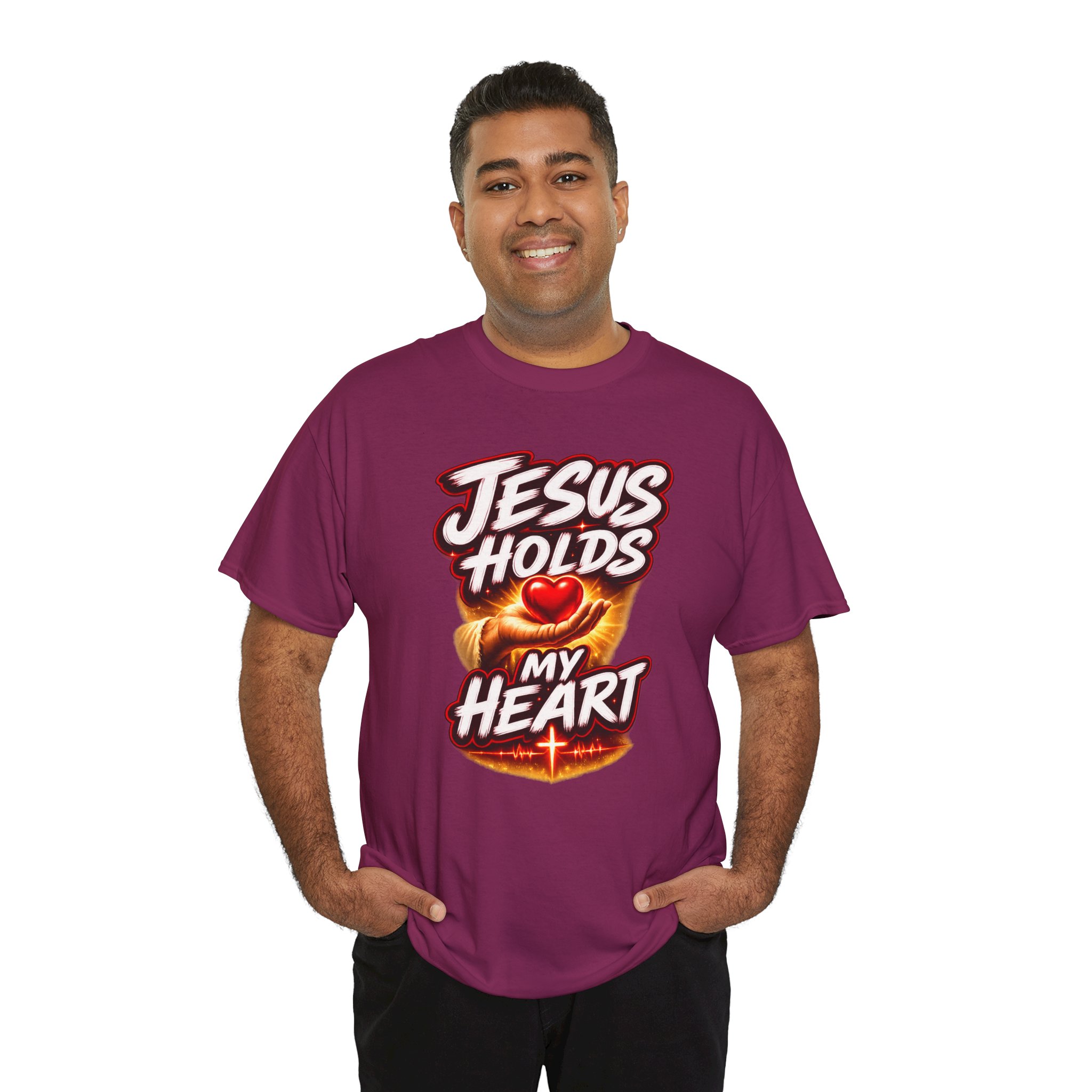 Jesus Holds My Heart Tee — Crimson Mercy Edition - Image 53