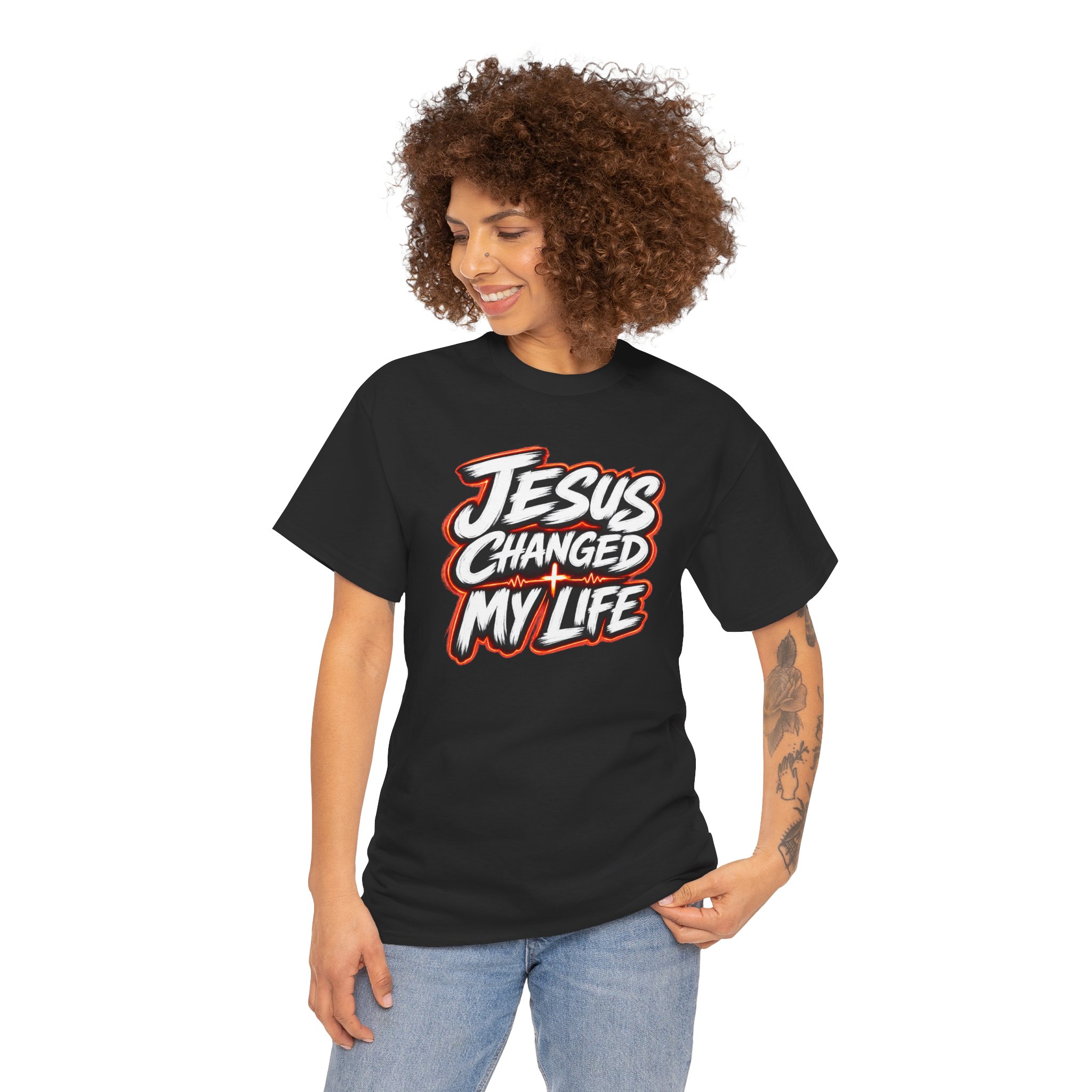 Jesus Changed My Life Tee — Transformation in Every Breath - Image 10