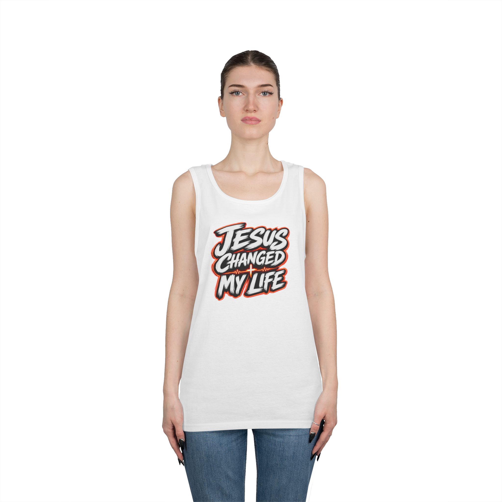 Jesus Changed My Life Tank — Transformation in Every Breath - Image 6