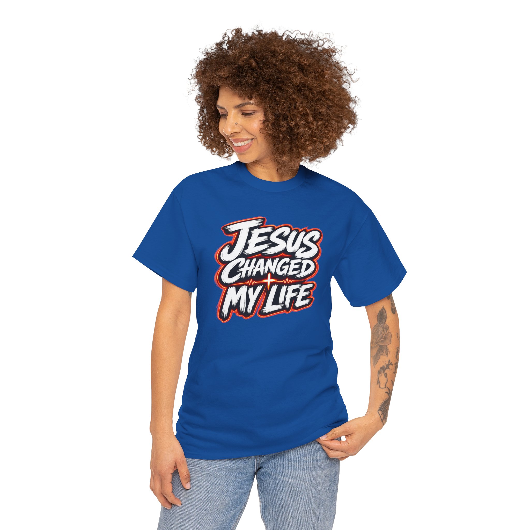 Jesus Changed My Life Tee — Transformation in Every Breath - Image 16