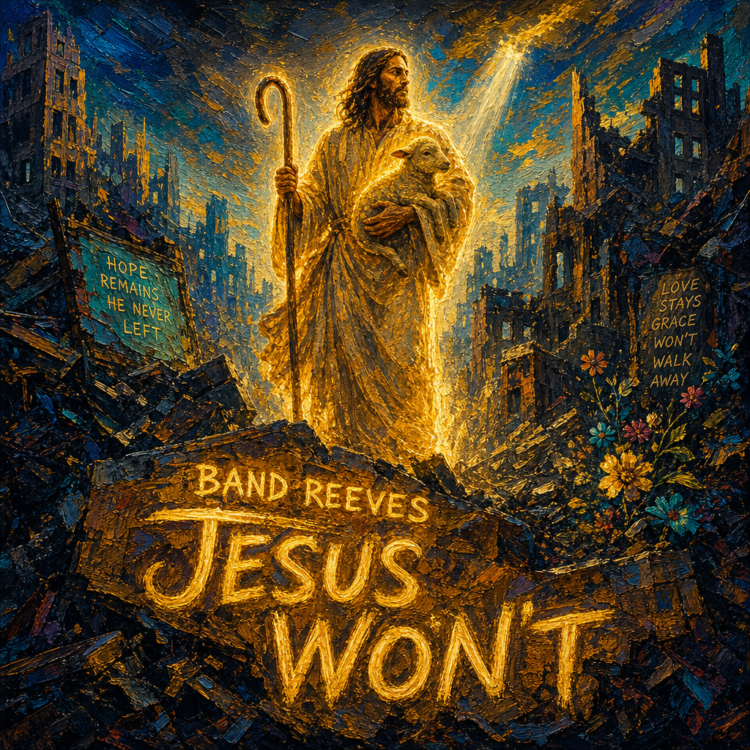 Band Reeves Jesus Won't Visual Art