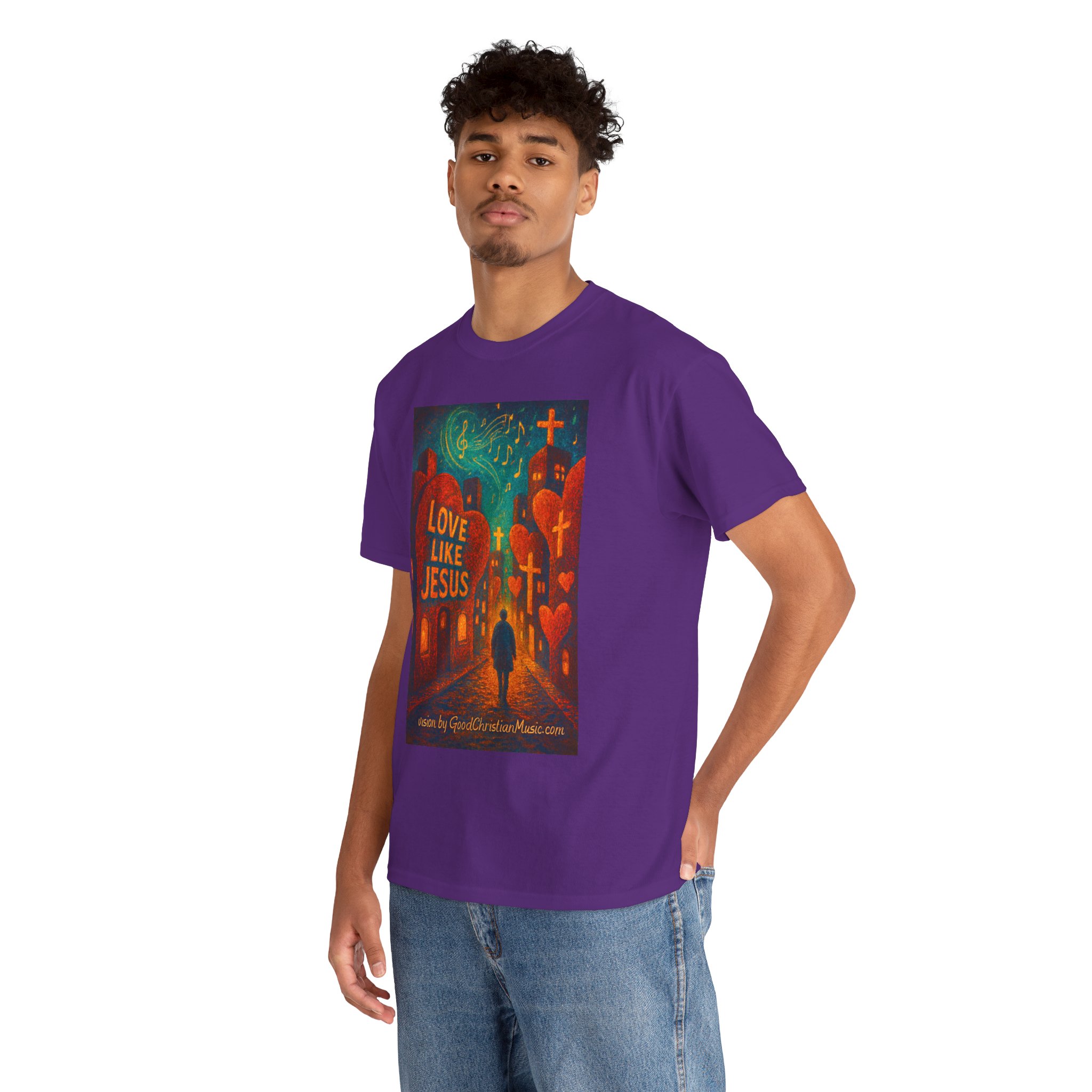 Love Like Jesus - City of Hearts Tee Shirt - Image 80
