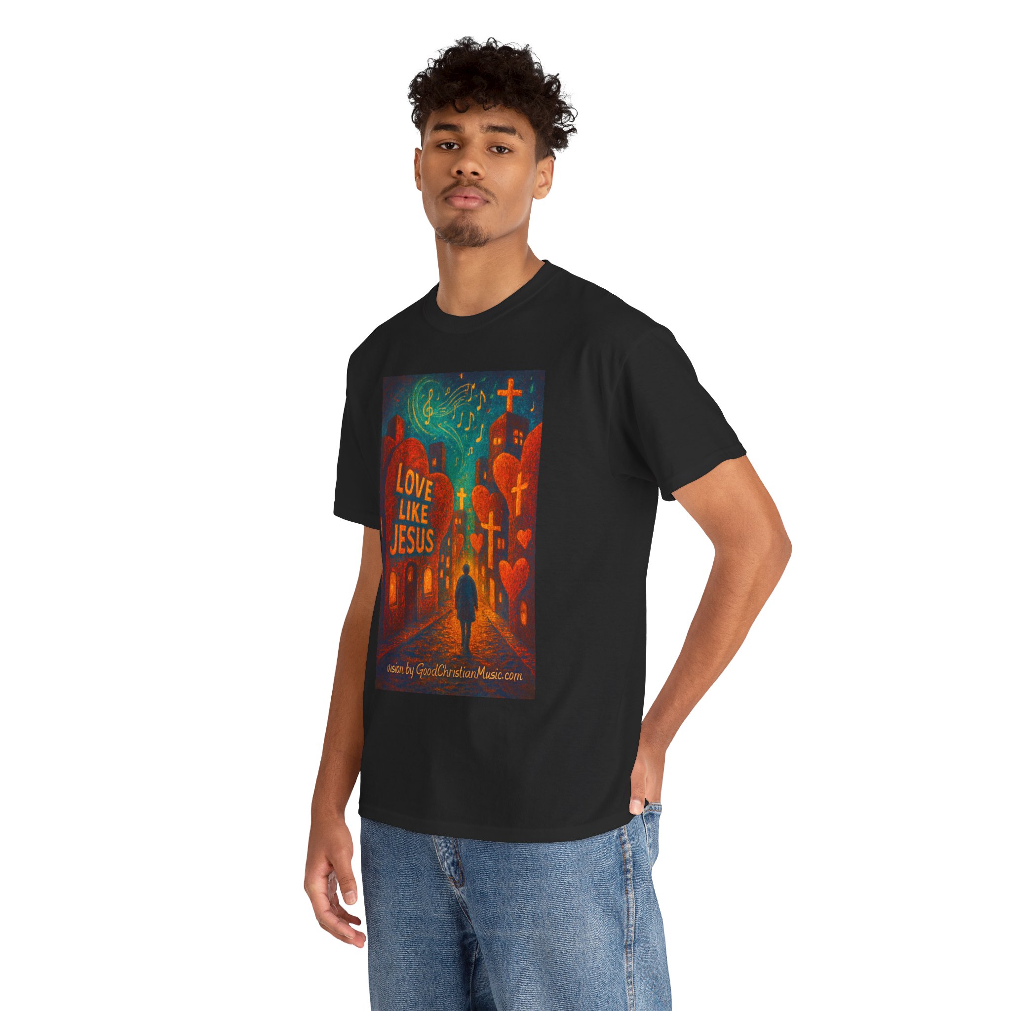Love Like Jesus - City of Hearts Tee Shirt - Image 14