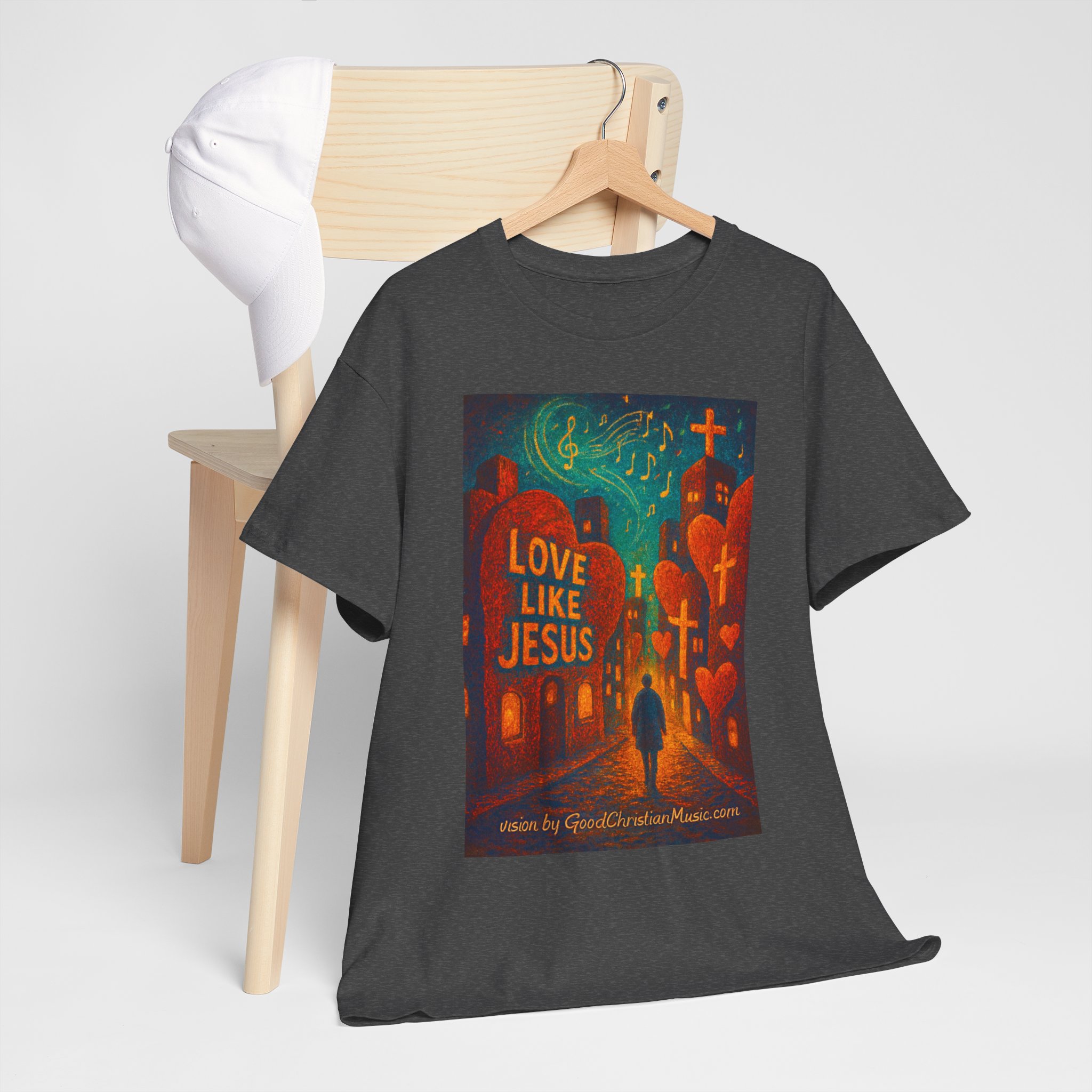 Love Like Jesus - City of Hearts Tee Shirt - Image 48