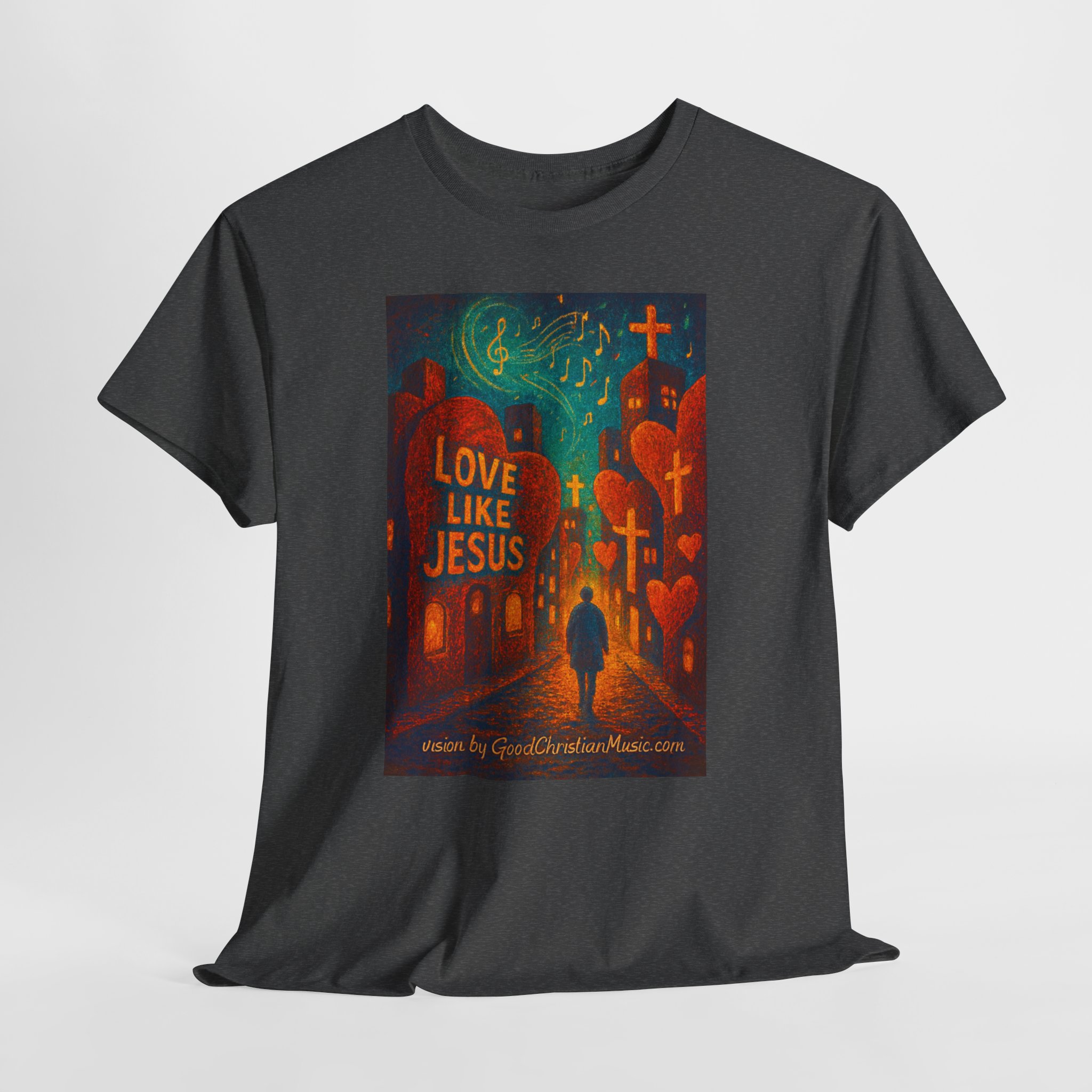 Love Like Jesus - City of Hearts Tee Shirt - Image 47