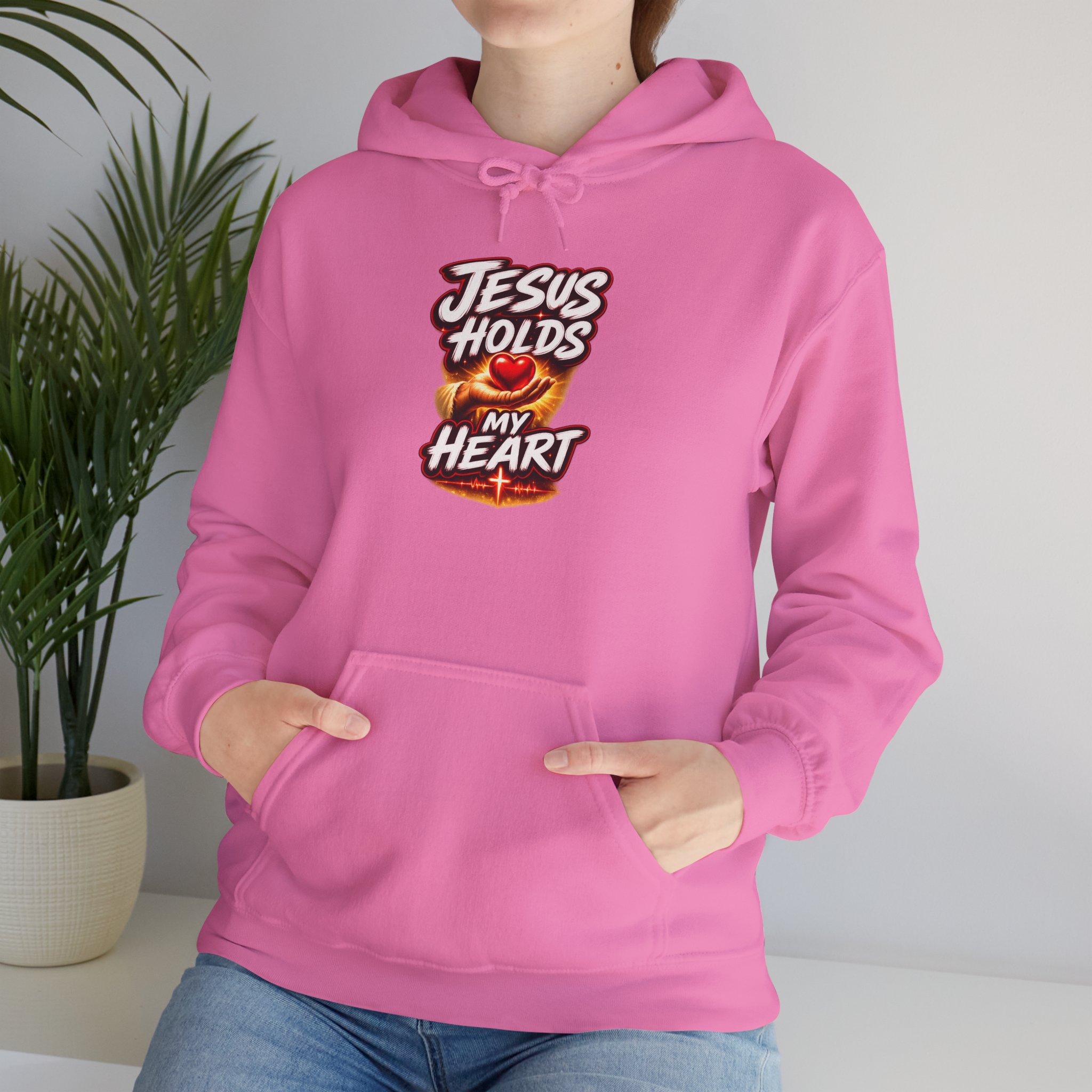 Jesus Holds My Heart – Crimson Mercy Hoodie - Image 40