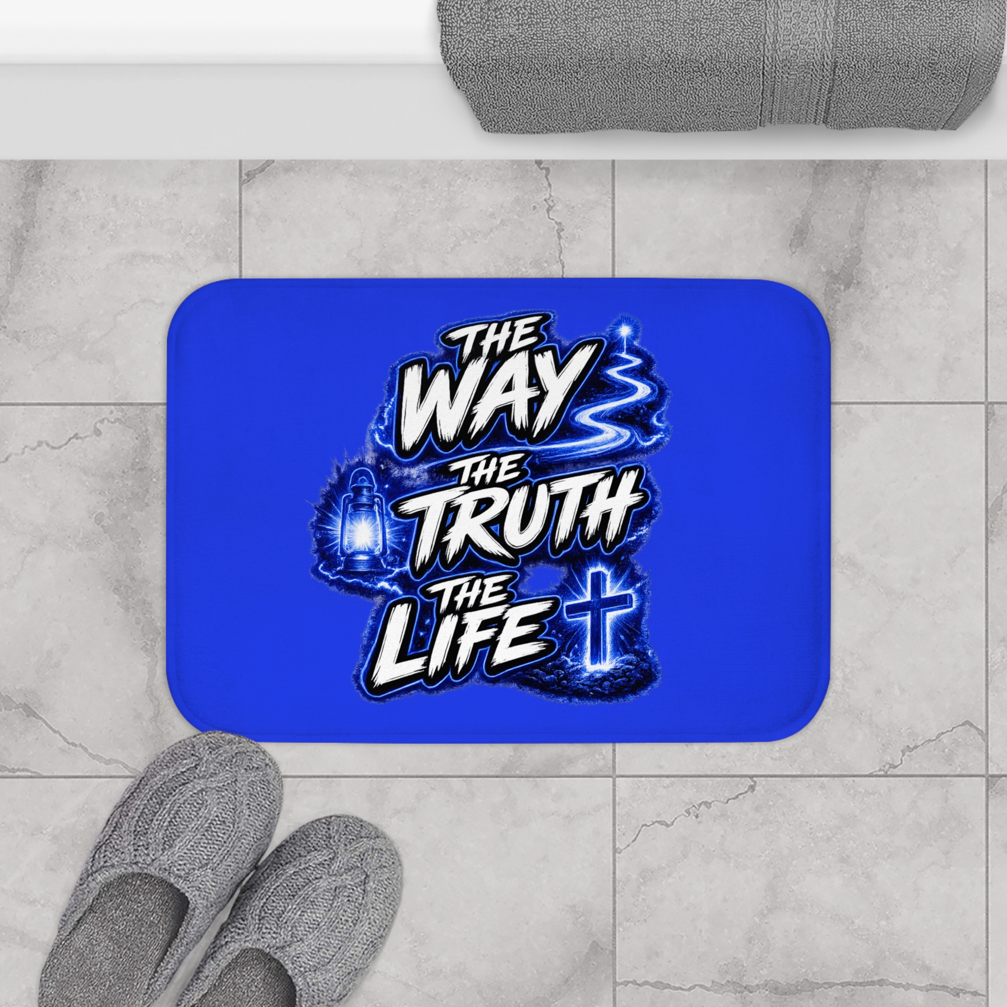 The Way • The Truth • The Life Bath Mat - Image 8
