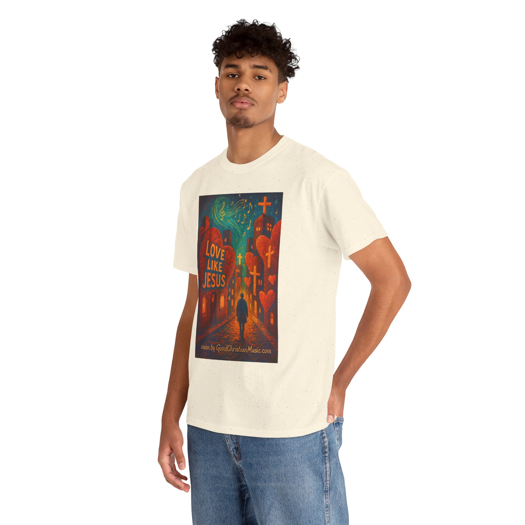 Love Like Jesus - City of Hearts Tee Shirt - Image 38