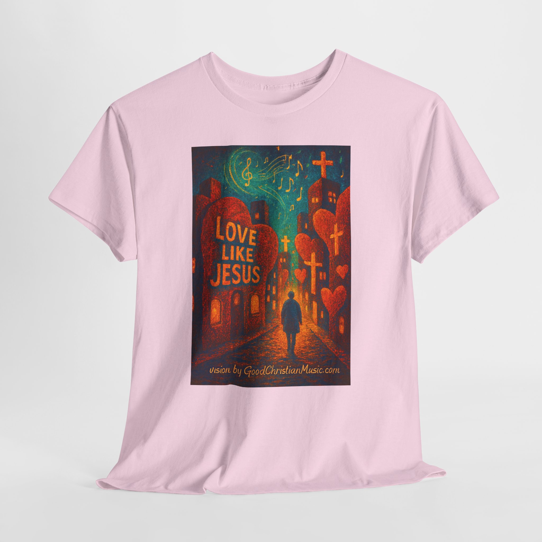 Love Like Jesus - City of Hearts Tee Shirt - Image 83