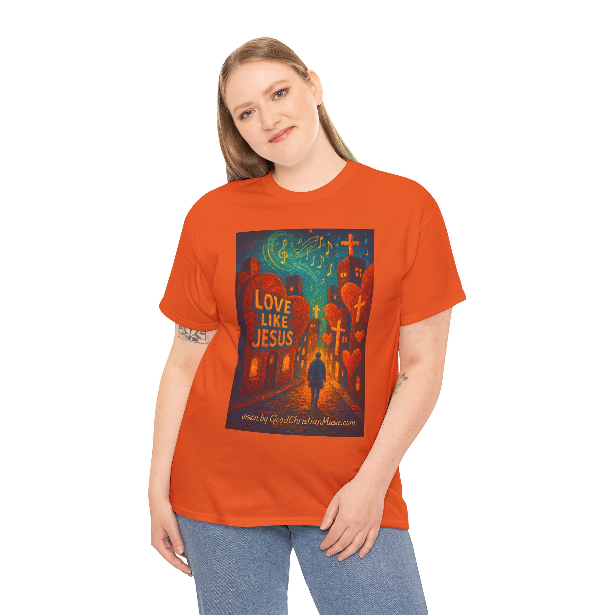 Love Like Jesus - City of Hearts Tee Shirt - Image 31