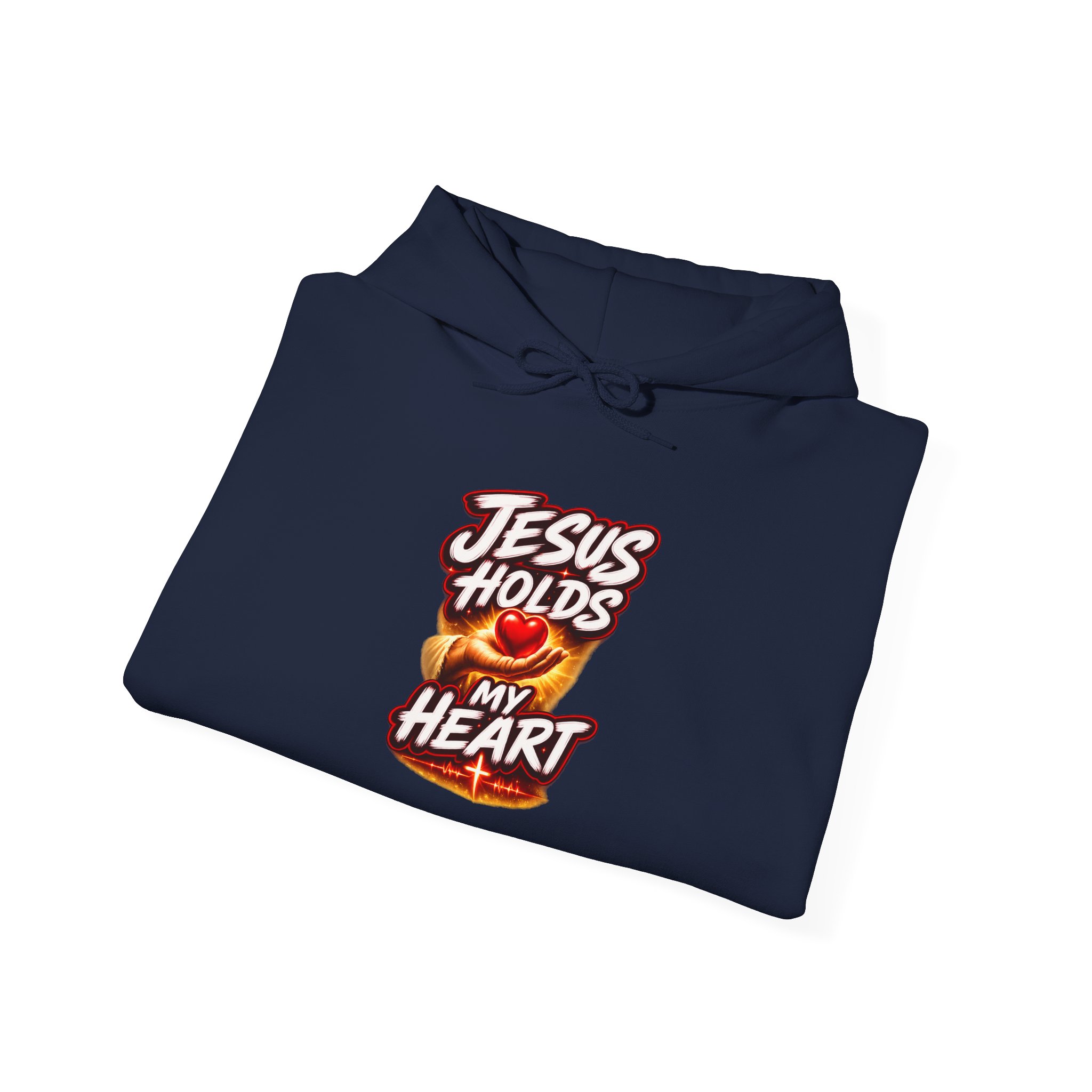 Jesus Holds My Heart – Crimson Mercy Hoodie - Image 57