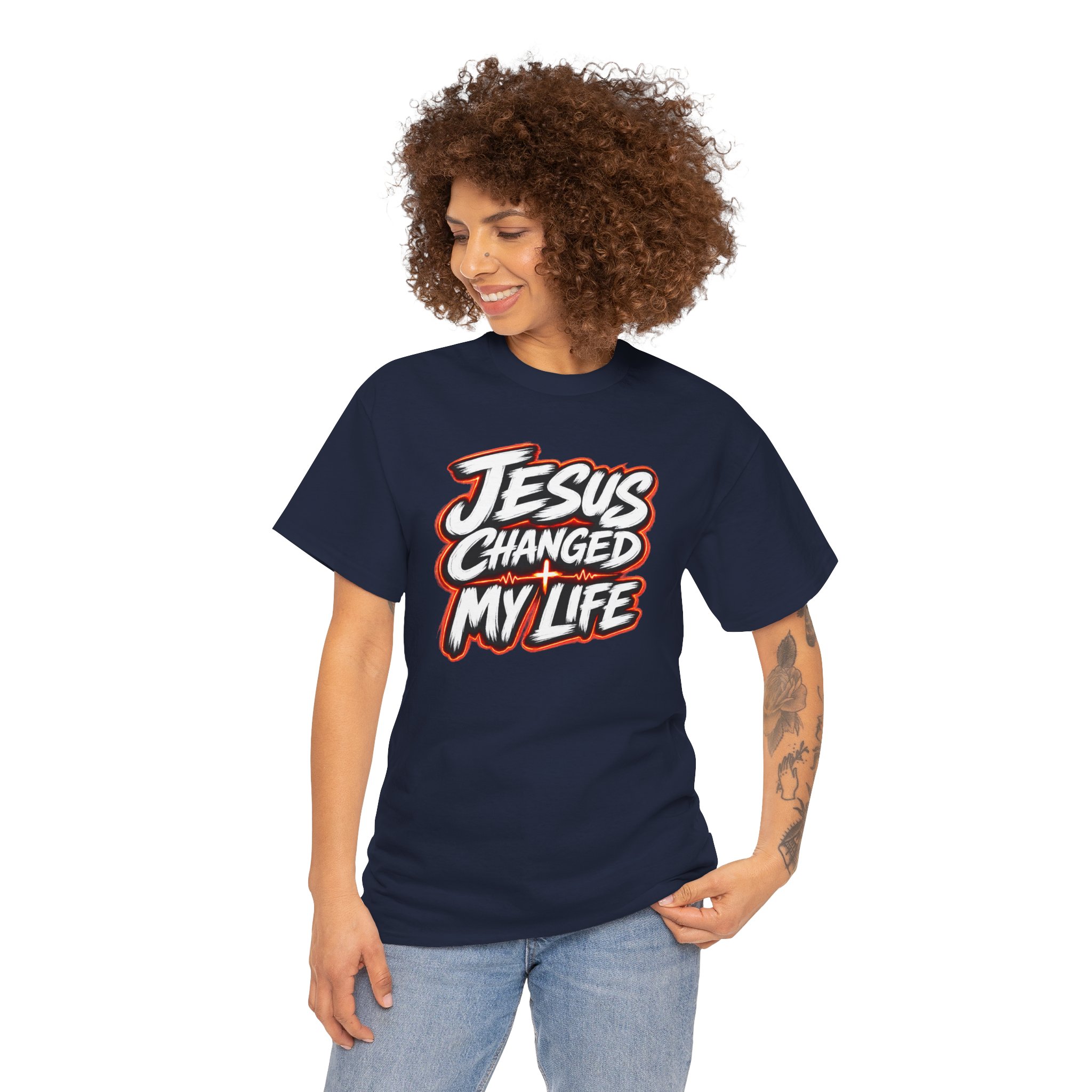 Jesus Changed My Life Tee — Transformation in Every Breath - Image 22
